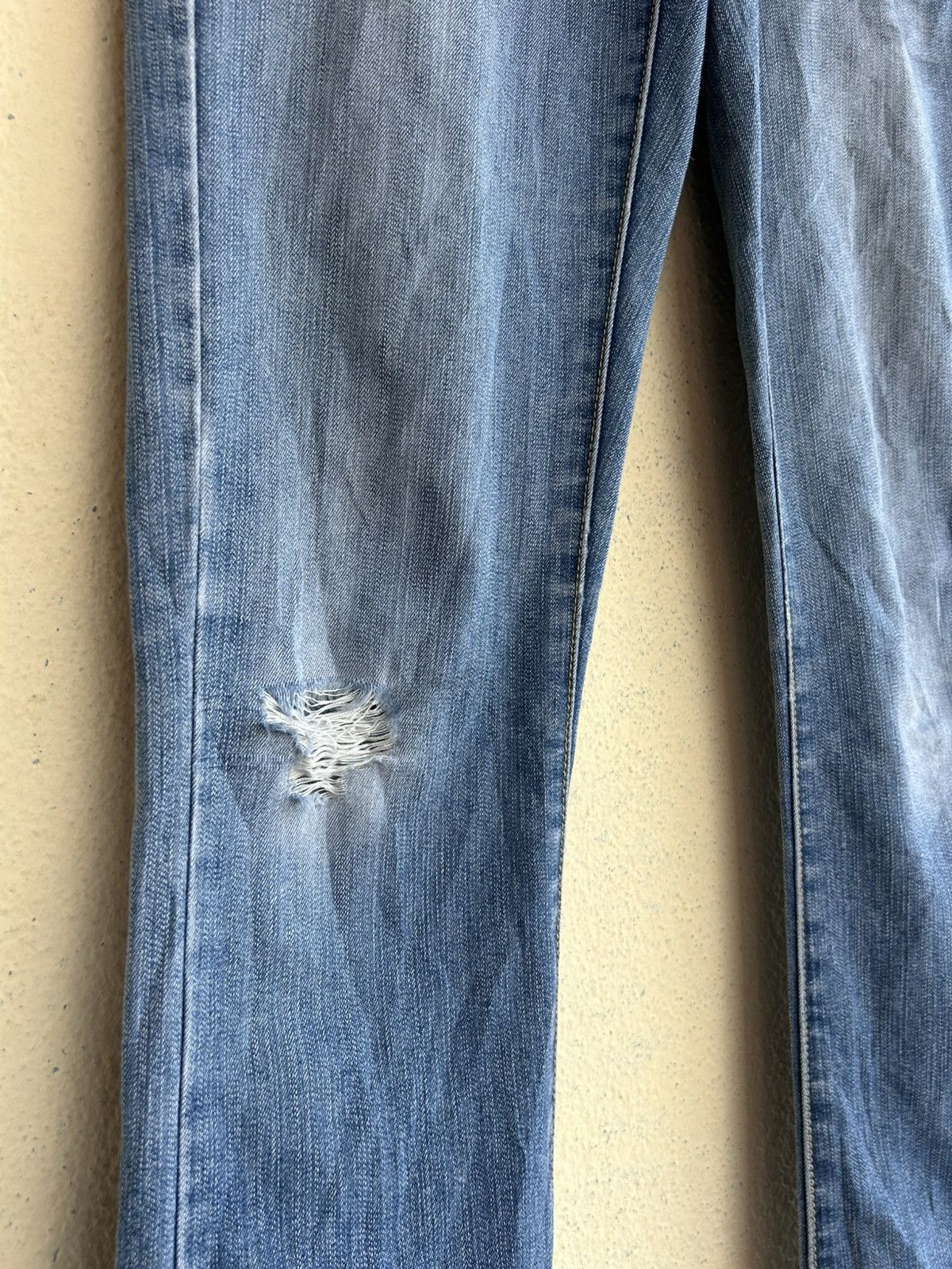 Stussy Stussy Semi Bootcut Distressed Jeans Size 26" / US 2 / IT 38 - 5 Thumbnail