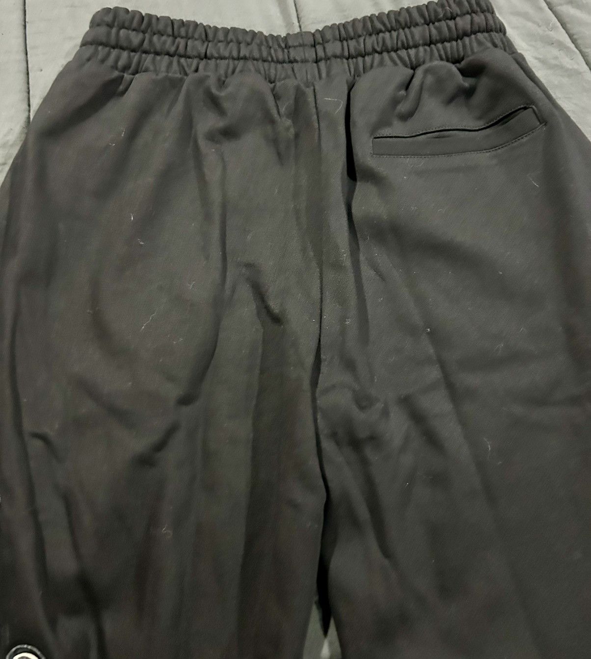 Godspeed Godspeed Mens OG Logo Sweatpants Black/Silver Satin LG Size US 34 / EU 50 - 13 Thumbnail