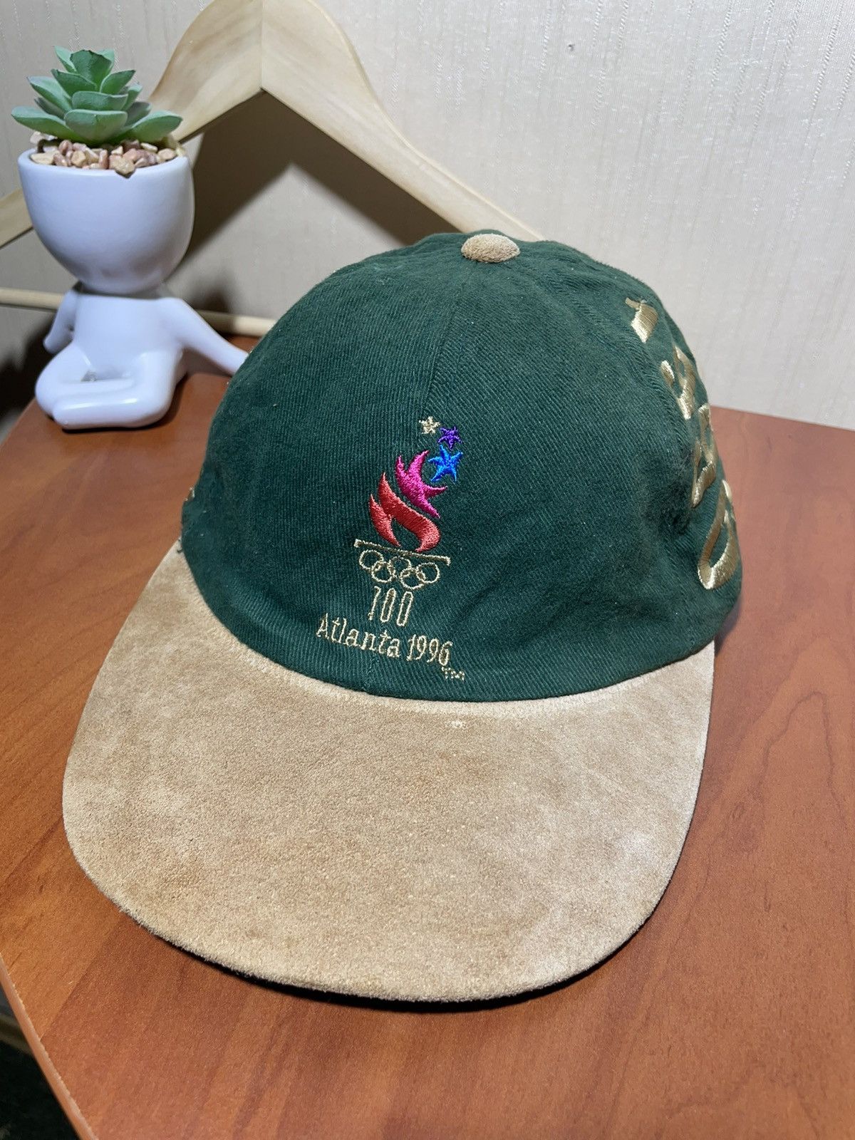 USA Olympics × Vintage Atlanta 1996 vintage streetwear cap Size ONE SIZE - 2 Thumbnail