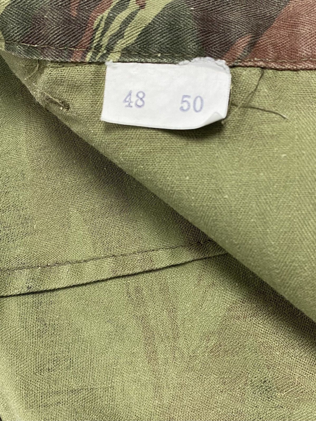 Vintage 1990’s Vintage Greek Army HBT Lizard Camo Cargo Pants Size US 34 / EU 50 - 6 Thumbnail