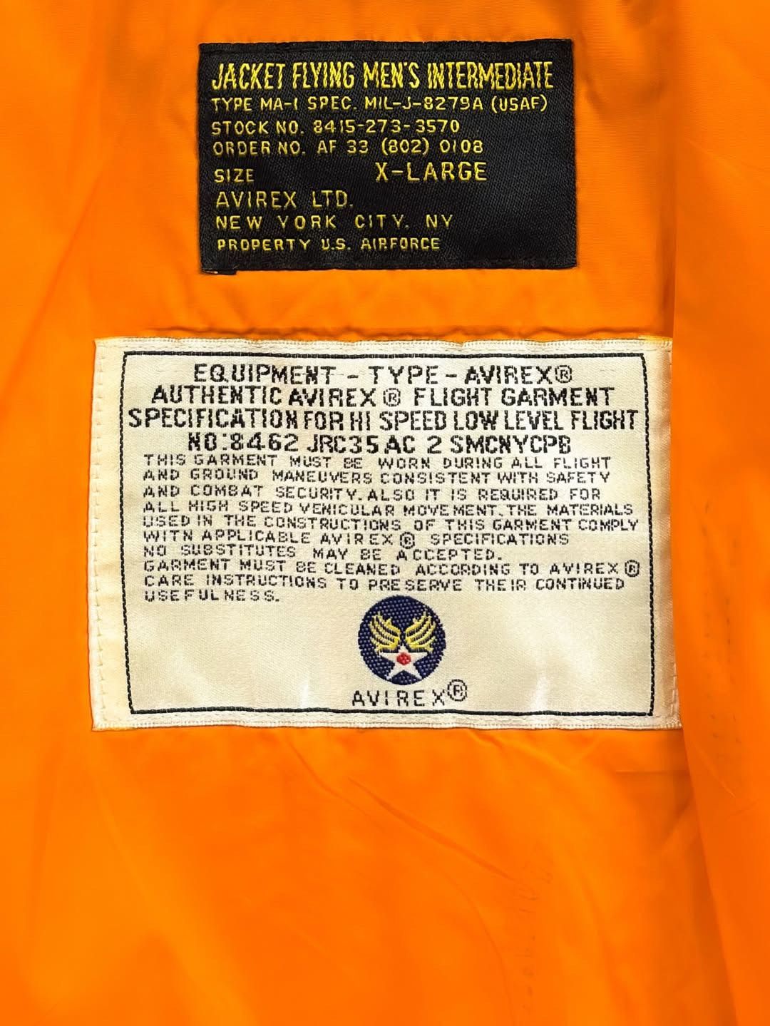 Avirex Vintage Avirex MA-1 Flight Jacket USAF Style 14th AF Size US S / EU 44-46 / 1 - 5 Thumbnail