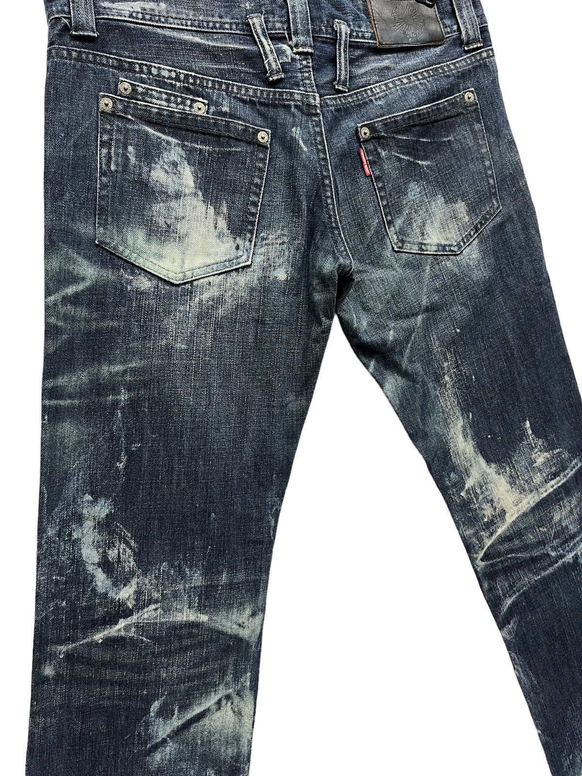 Tornado Mart 🔥TORNADO MART JAPAN Acid Wash Low Rise Slim Fit Long Jeans Size US 31 - 9 Thumbnail