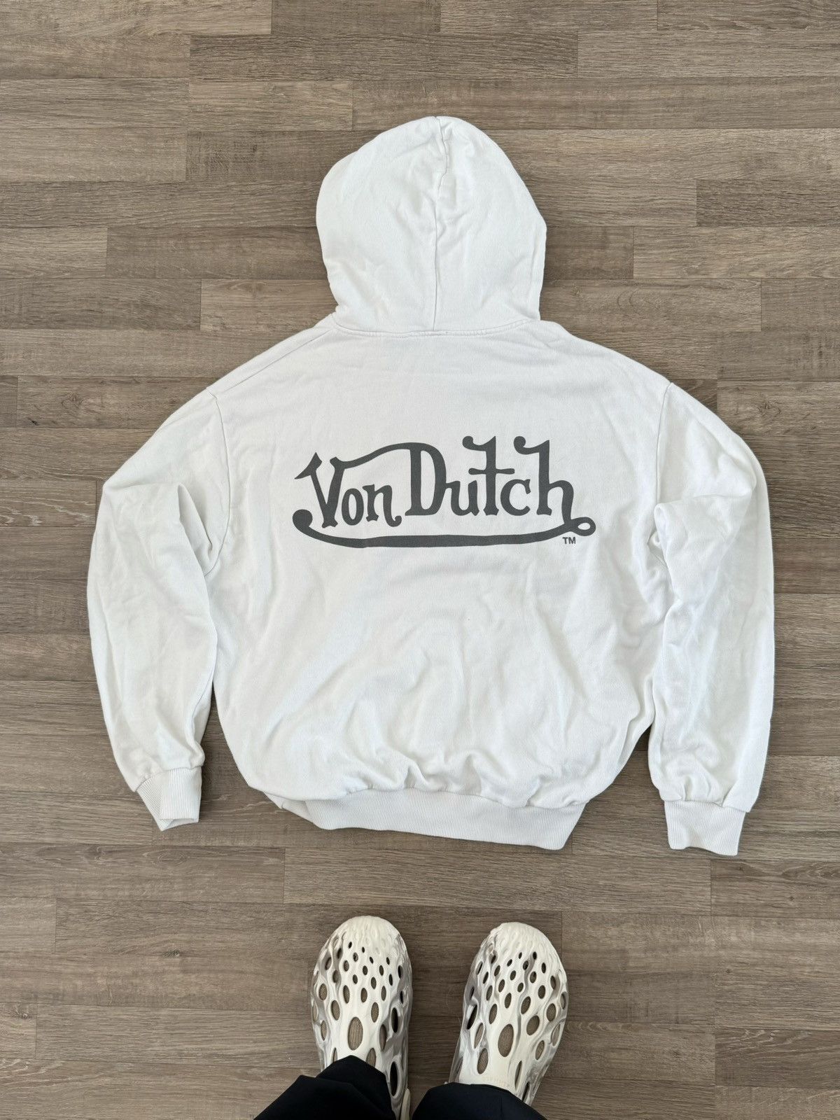Von Dutch Von Dutch Y2K Baggy Big Logo x Pull Bear Oversize Sk8 Hoodie Size US S / EU 44-46 / 1 - 3 Thumbnail