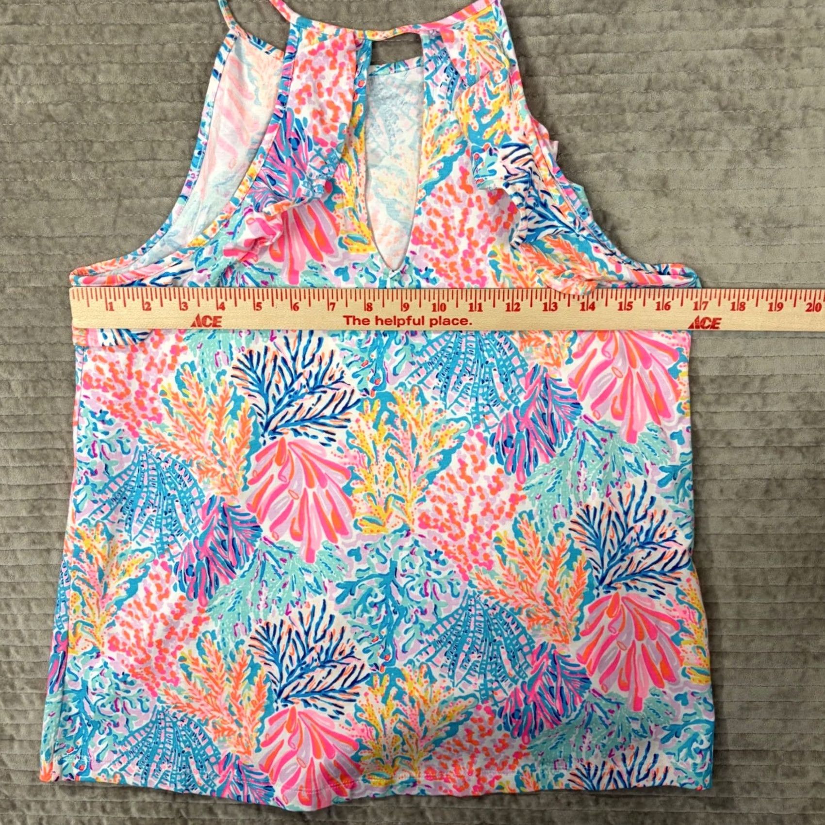 Lilly Pulitzer Lilly Pulitzer Coral Reef Top - Womens Tank Size S / US 4 / IT 40 - 8 Thumbnail
