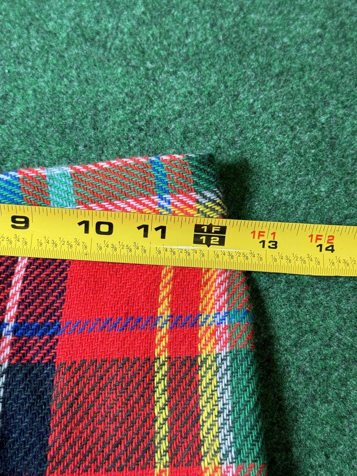 Vintage Vtg 70s Plaid Flare Disco Bell Bottom High Waisted Pants Size 22" - 4 Thumbnail