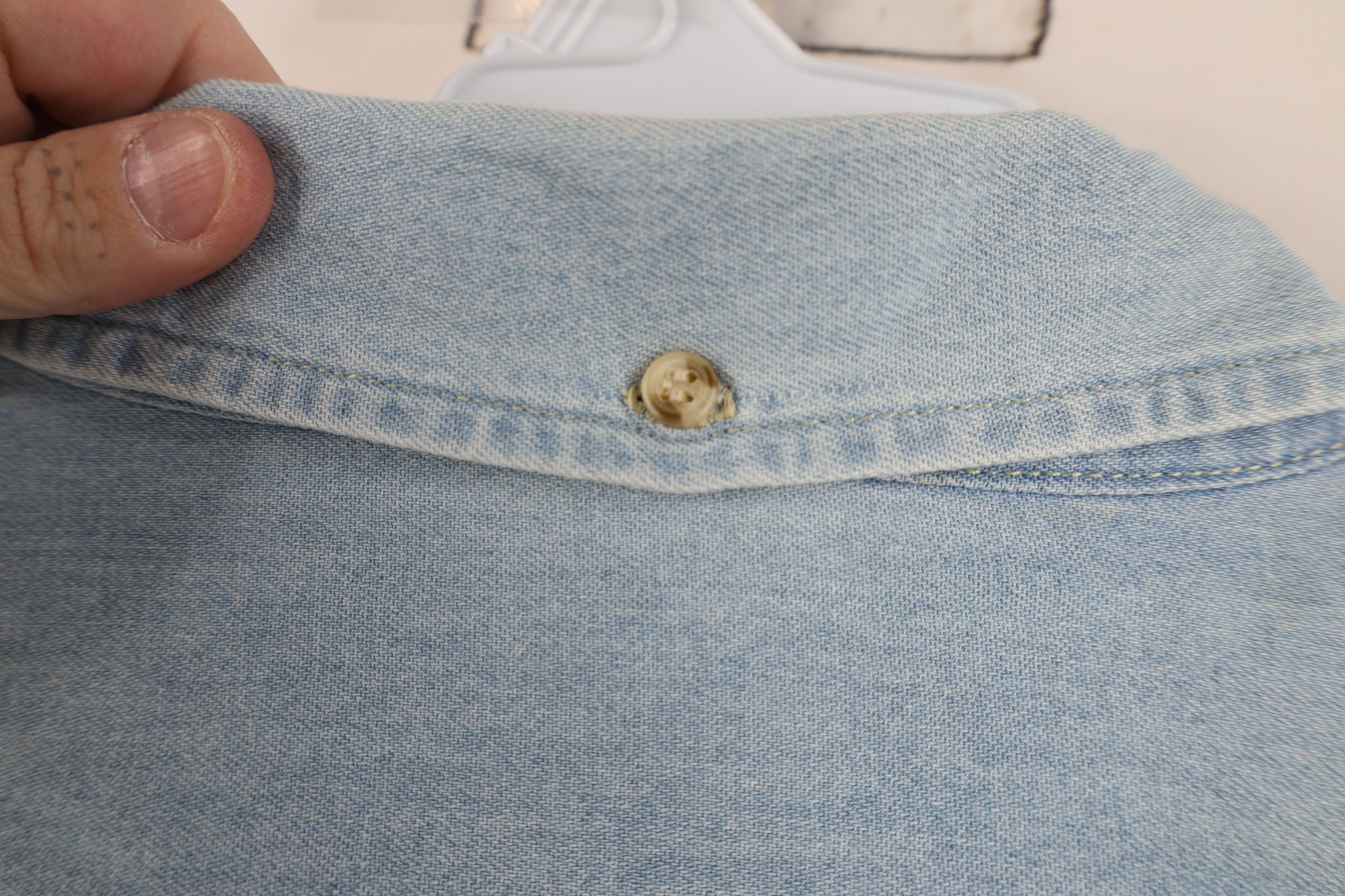 Vintage Vintage 90s Streetwear Equestrian Denim Button Down Shirt Size US XXL / EU 58 / 5 - 10 Thumbnail