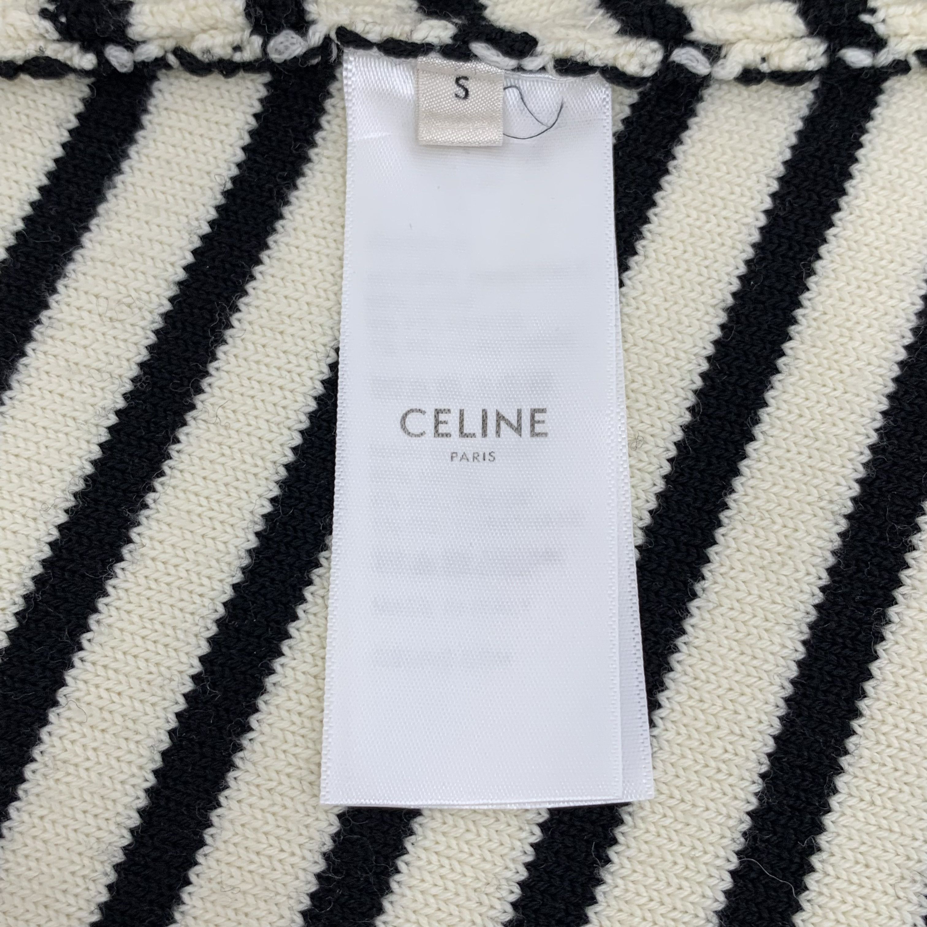 Celine Celine Wool Dress – Striped Colorblock Knit Bustier (Size S) Size S / US 4 / IT 40 - 5 Thumbnail