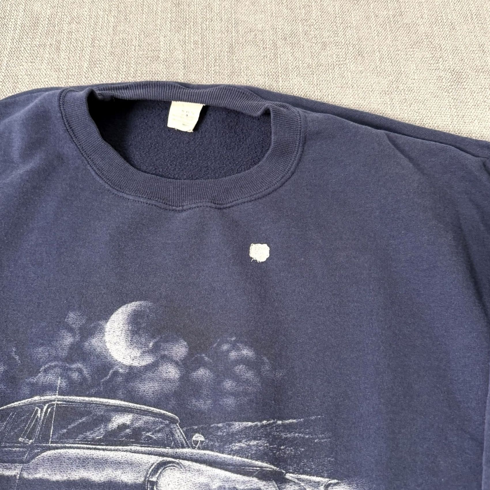 Vintage VINTAGE American Dream Sweatshirt Crewneck XL Blue Classic Car Graphic 90s Cars Mens Pullover Size XL Size US XL / EU 56 / 4 - 4 Thumbnail