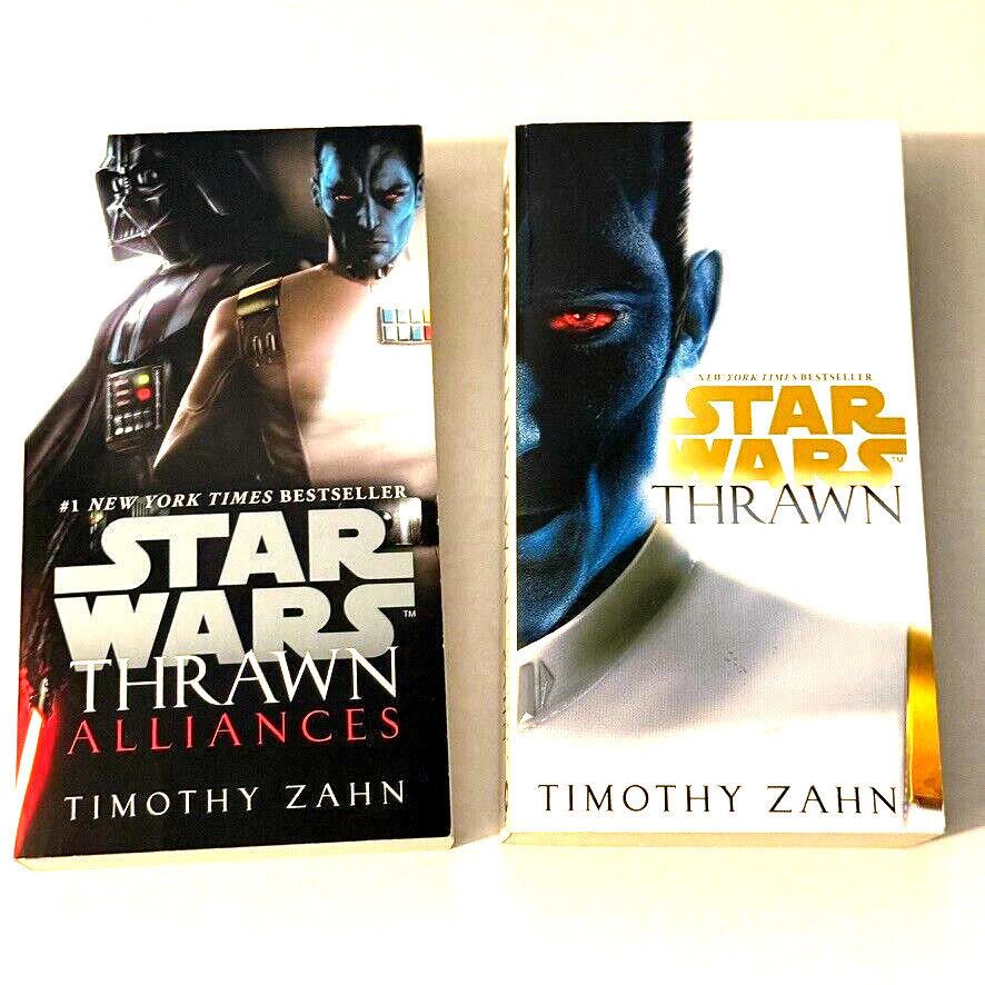 Designer Lot of 2 Star Wars Thrawn Books Rare First Printing MME Zahn Size ONE SIZE - 1 Thumbnail