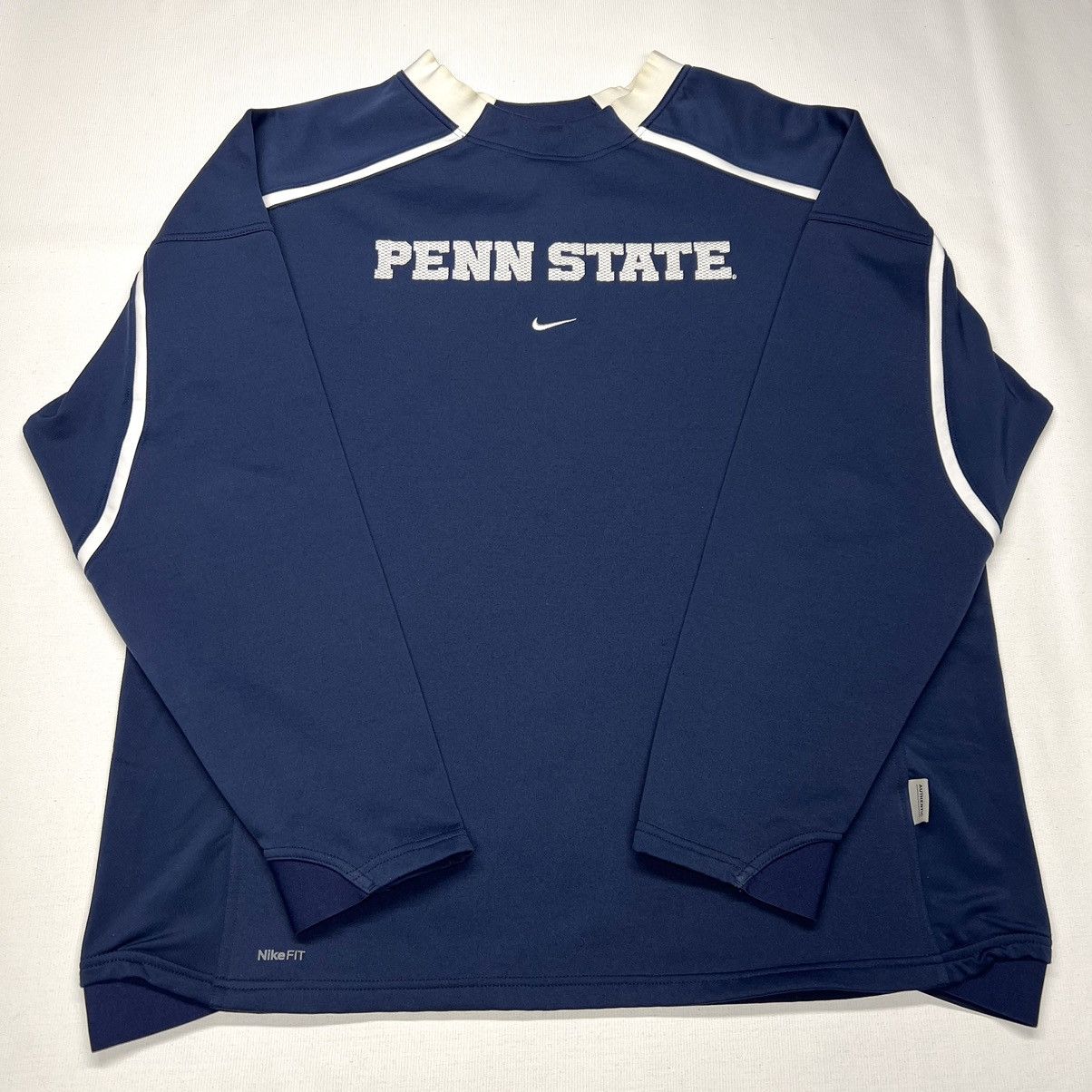 Nike × Vintage Nike Fit Penn State Crewneck Blue Sweatshirt Team Sweater Size US XL / EU 56 / 4 - 1 Thumbnail
