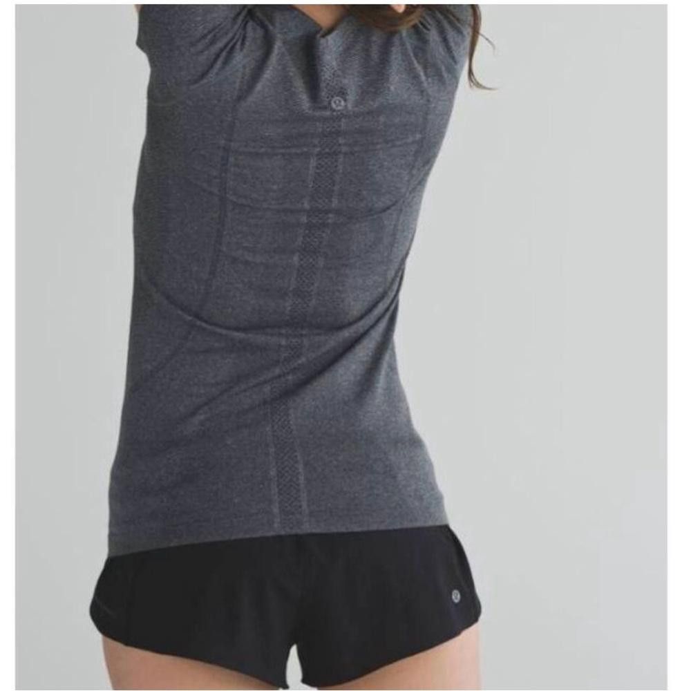 Lululemon Lululemon Swiftly Tech Short Sleeve Tee Heathered Black 6 Size M / US 6-8 / IT 42-44 - 2 Thumbnail