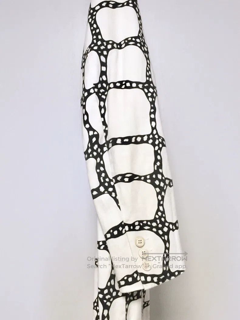 Comme des Garcons Comme Des Garcons Tattered print tailcoat with three-dimen Size S / US 4 / IT 40 - 4 Thumbnail