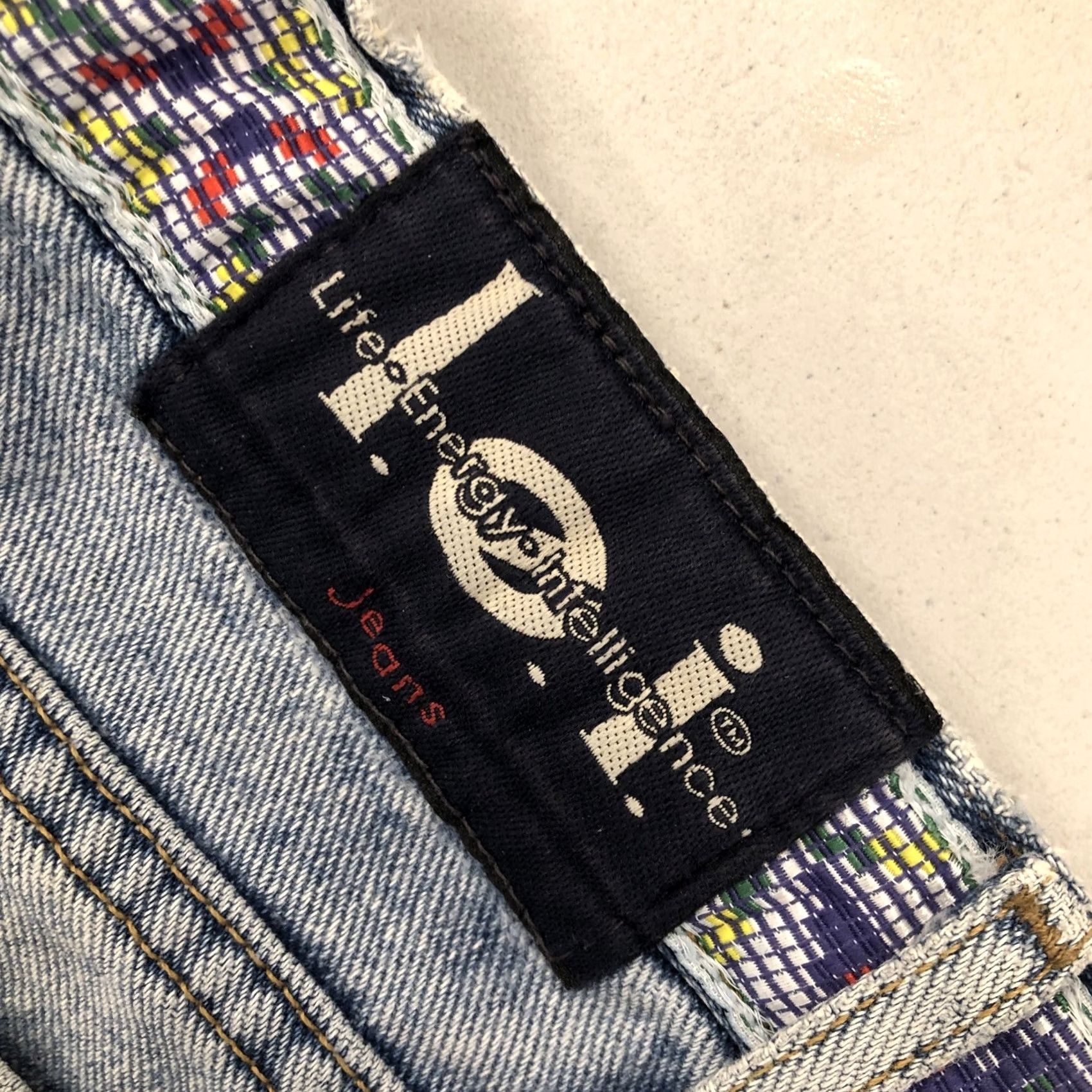 Vintage VINTAGE LEI Jeans Bootcut Juniors 7 28x31 Blue Denim Southwestern Belt Look 5-Pocket Regular Rise High Rise Women Mens Girls Size 28" / US 6 / IT 42 - 2 Thumbnail