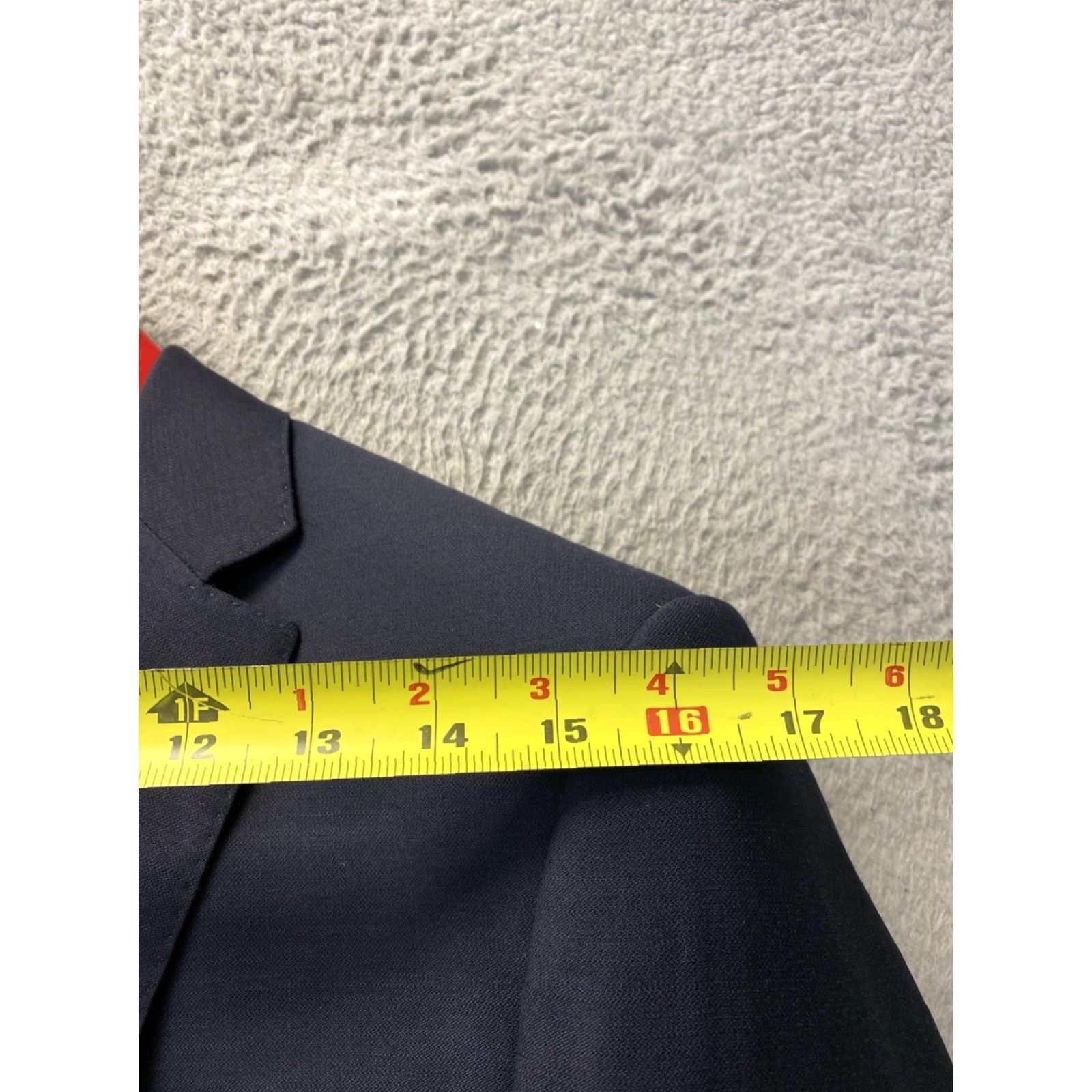 Vintage VINTAGE Zanetti Navy Blue Wool 2-Button Single-Breasted Blazer Men 38R Sports Size 38R - 7 Thumbnail