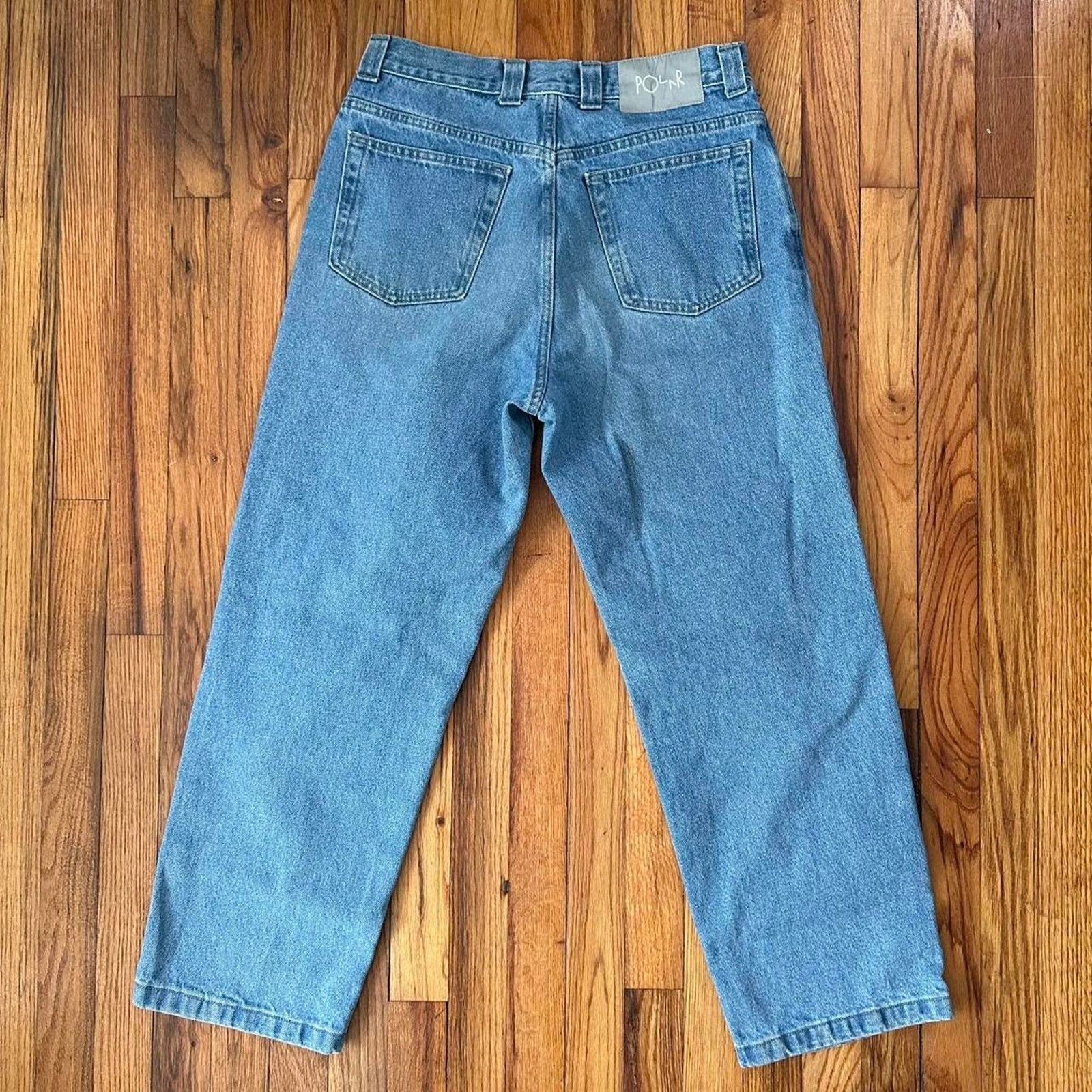 Polar Skate Co. Polar Skate Co Baggy Blue Jeans Grunge Streetwear size 30x32 Size US 30 / EU 46 - 1 Thumbnail