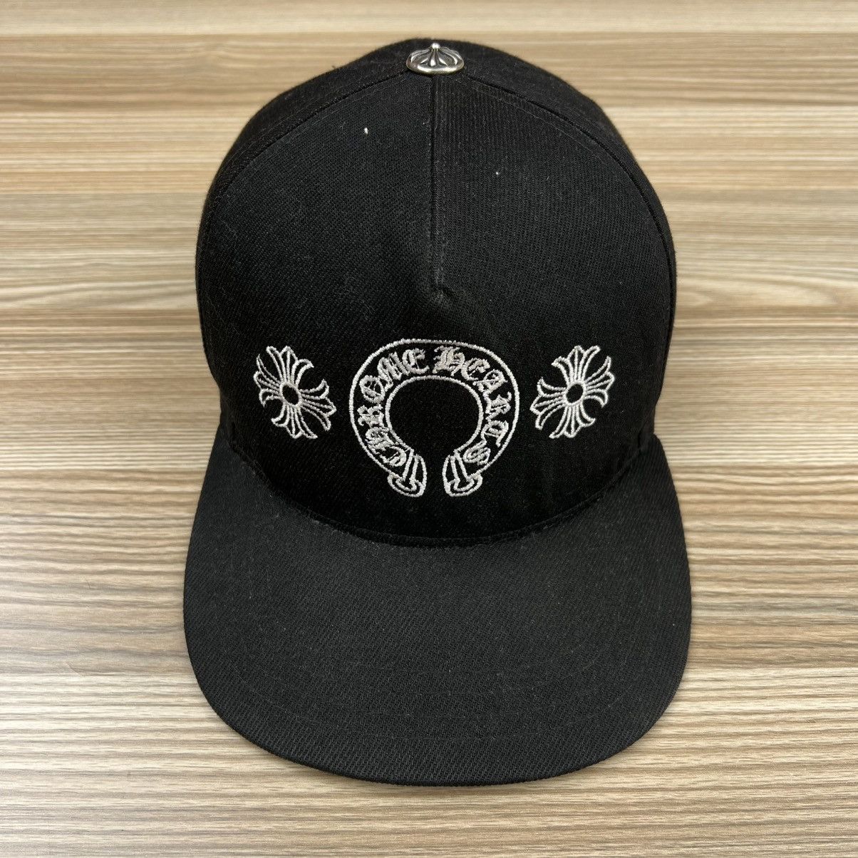 Chrome Hearts Chrome Hearts Horseshoe Dennim Hat. Size ONE SIZE - 3 Thumbnail
