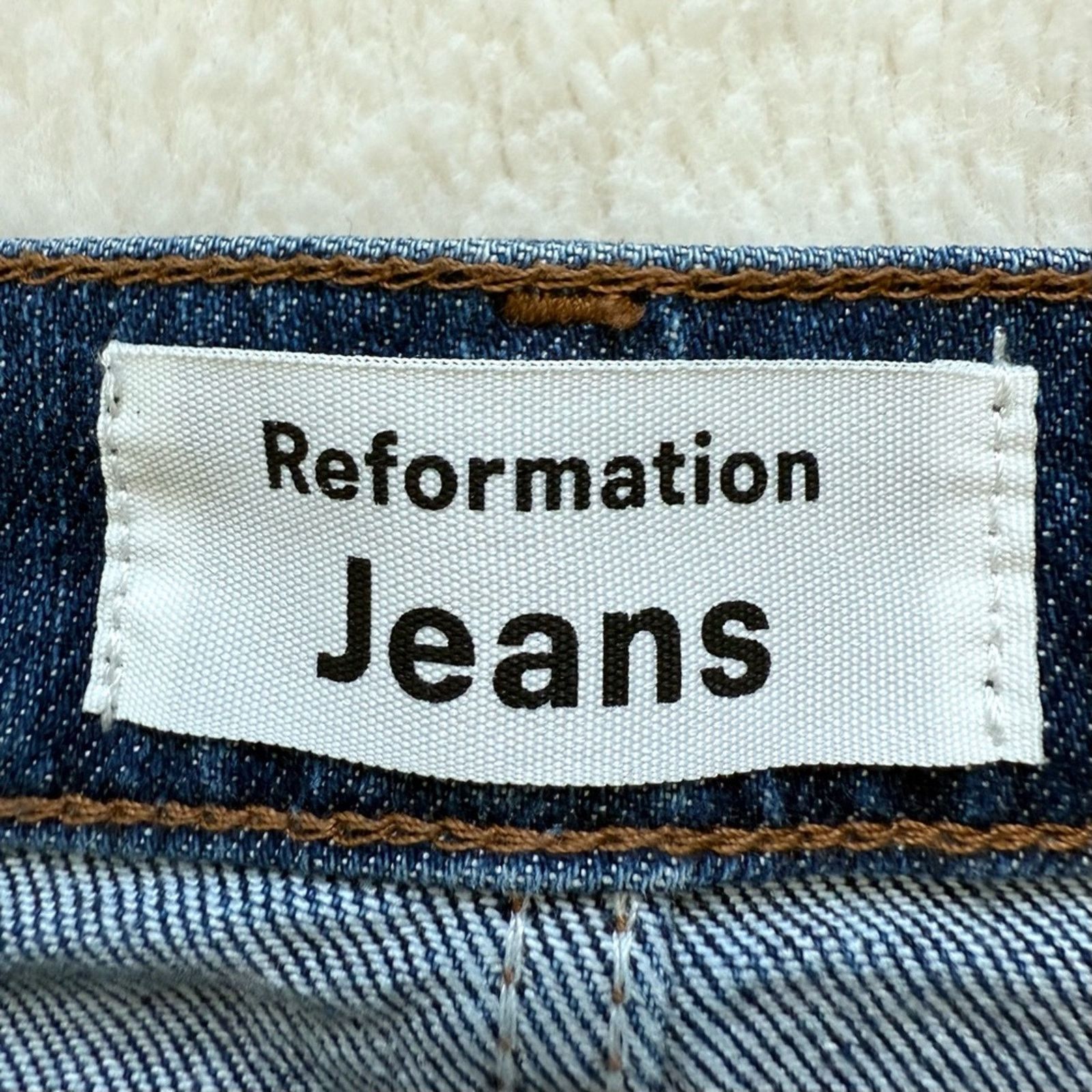 Reformation NWT!!! Reformation women jeans size 24 Size 24" / US 00 / IT 34 - 3 Thumbnail