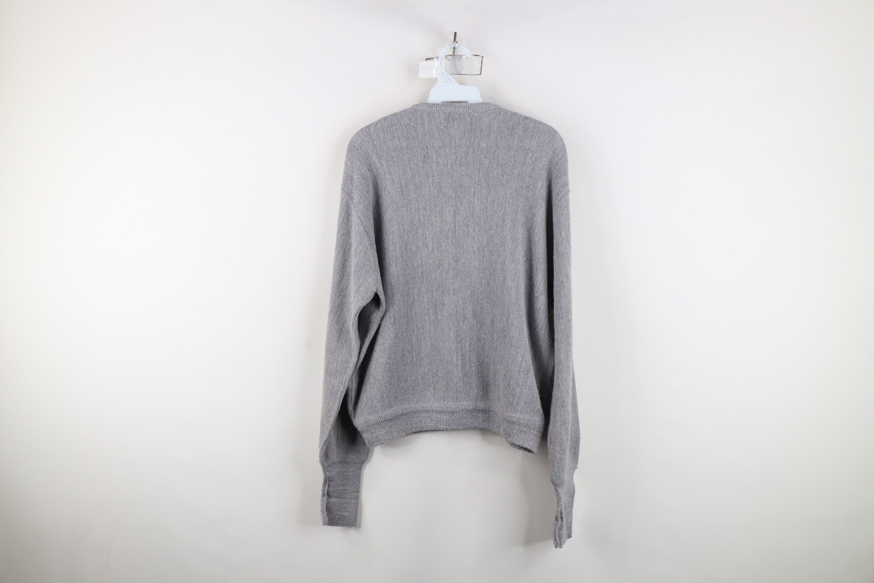 Lacoste Vintage 80s Izod Lacoste Croc Logo Knit V-Neck Sweater USA Size US M / EU 48-50 / 2 - 11 Thumbnail