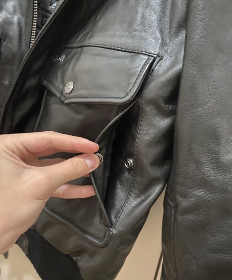 Schott × Vintage Schott NYC Vintage Leather Bomber Jacket BLACK Size US L / EU 52-54 / 3 - 18 Thumbnail