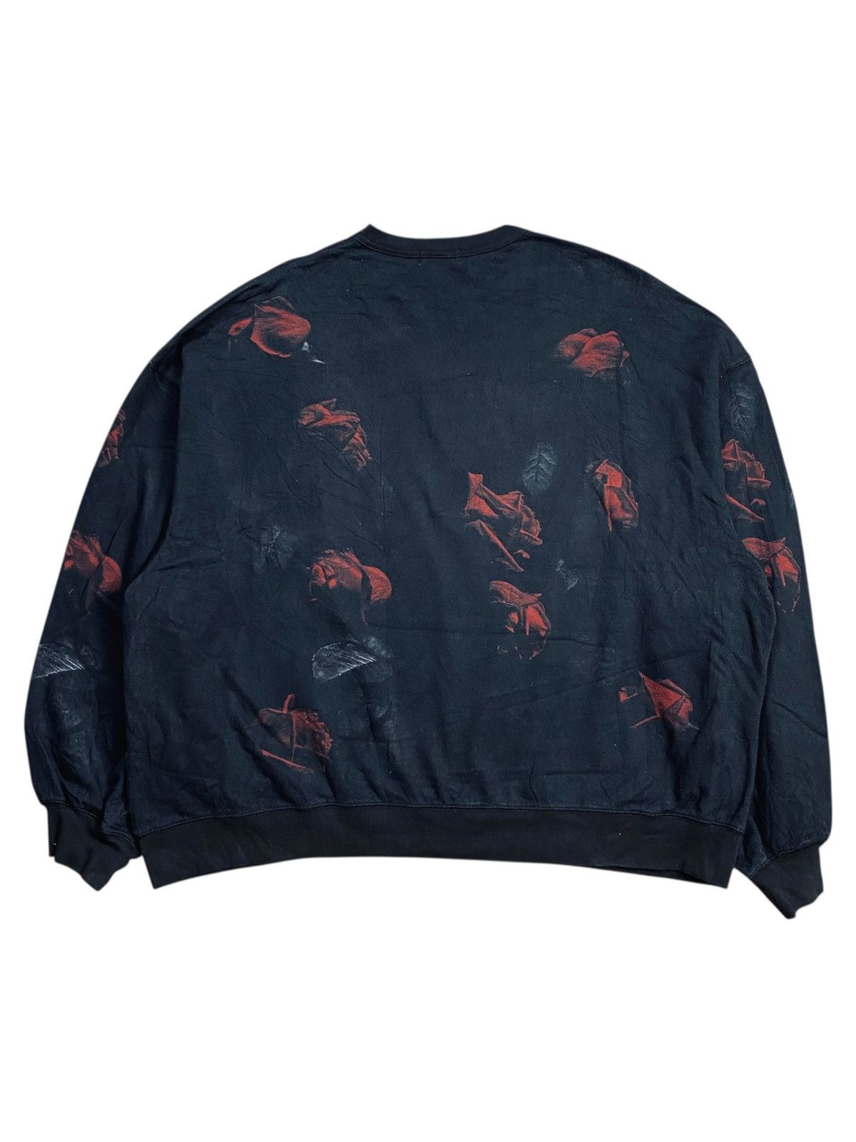 Lad Musician 2000s Lad Musician - Super Oversized Romantic Rose Crewneck Size US L / EU 52-54 / 3 - 2 Thumbnail