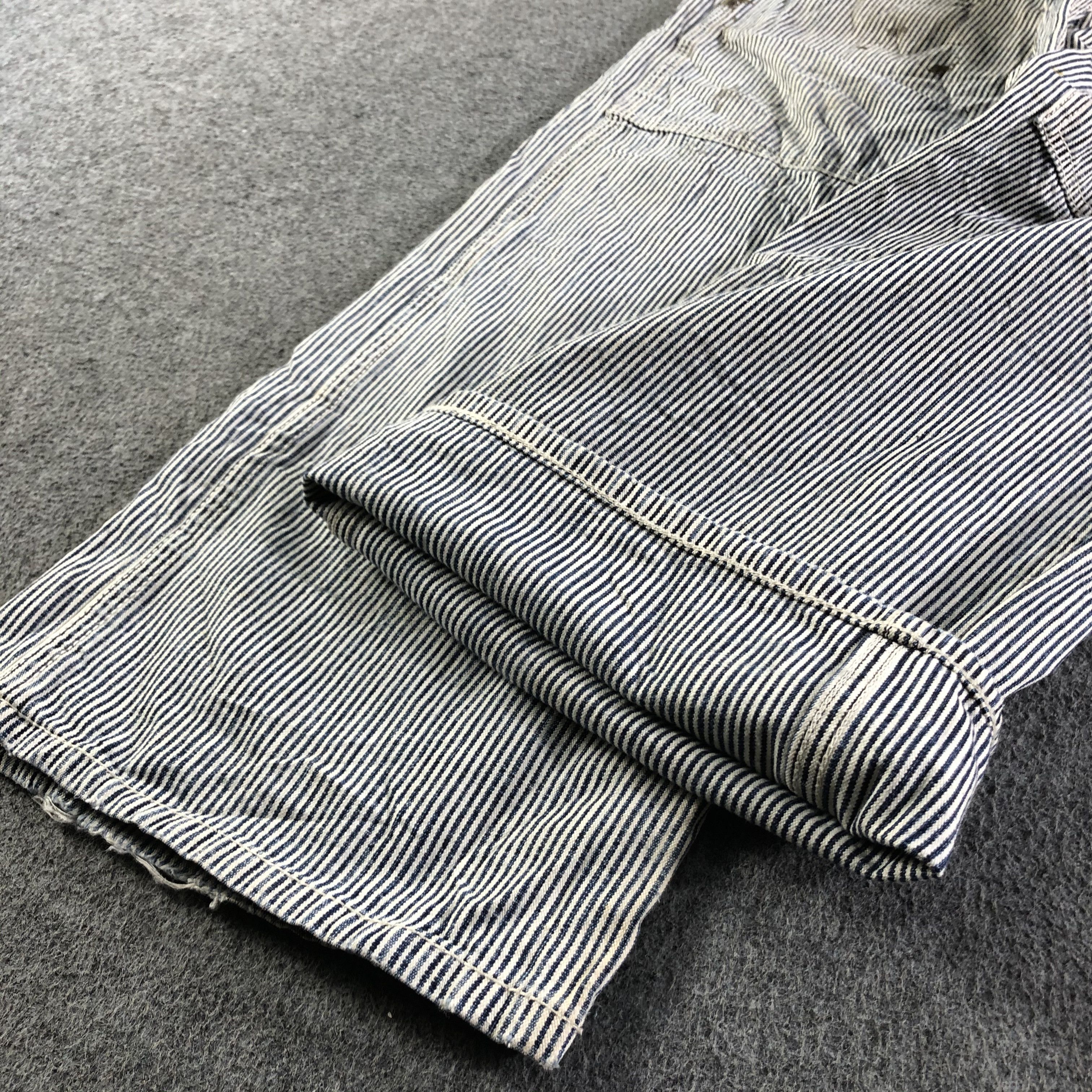 Japanese Brand Vintage Gdc Hickory Painter Jeans-J3827 Size US 34 / EU 50 - 6 Thumbnail