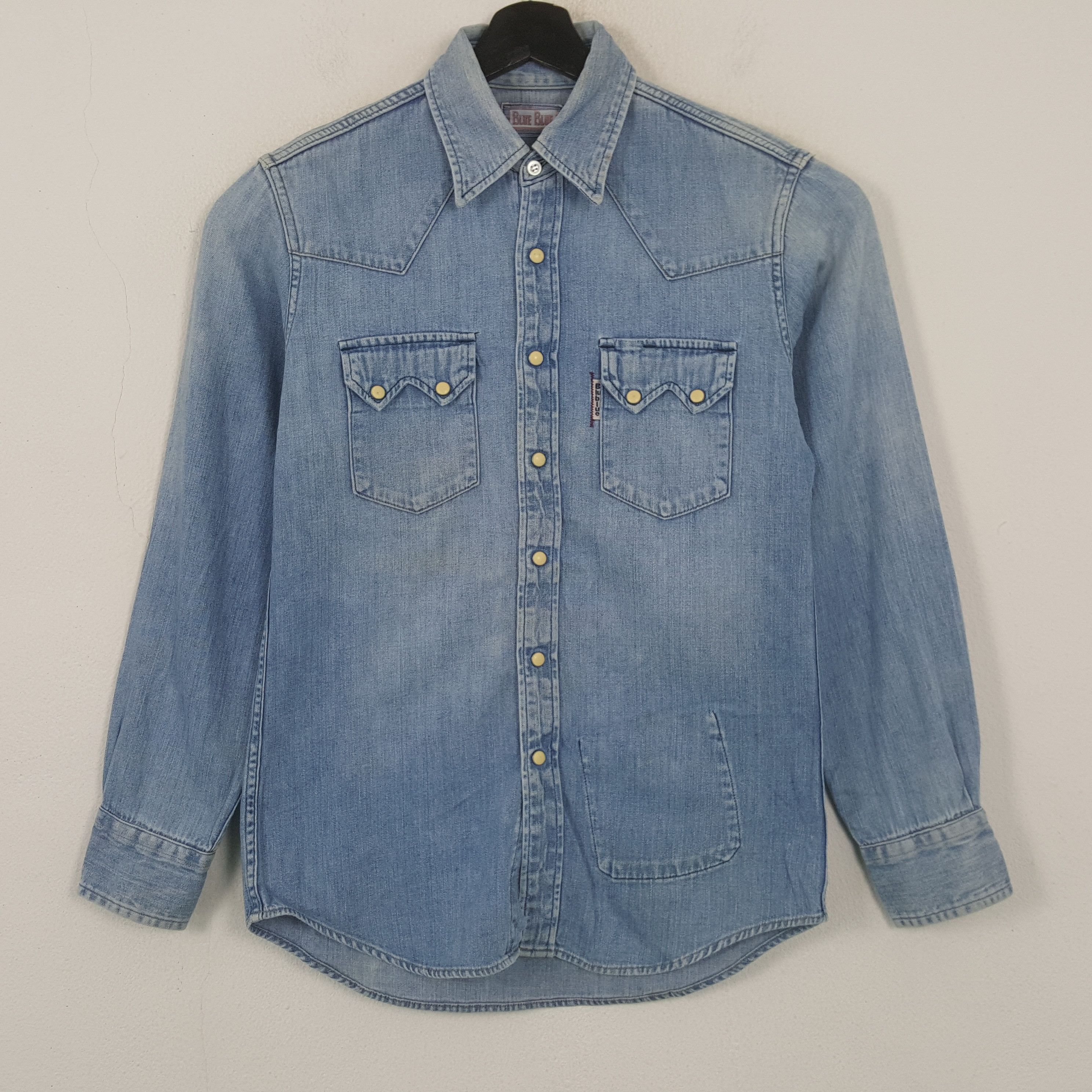 Blue Blue Japan Blue Blue Japanese Brand Style Shirt RR7 Size US S / EU 44-46 / 1 - 1 Thumbnail
