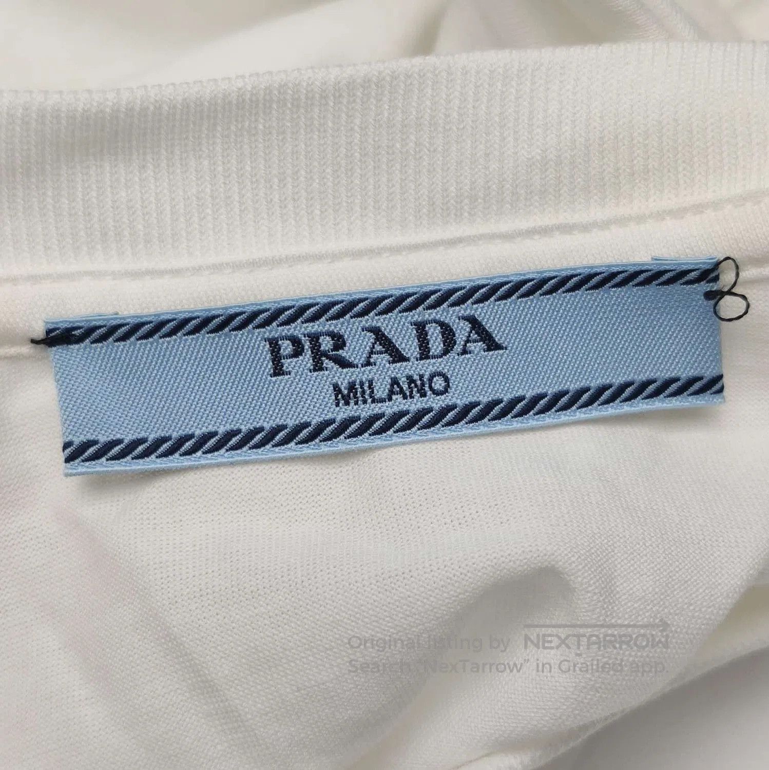 Prada Prada Cotton Logo T. Size XS / US 0-2 / IT 36-38 - 3 Thumbnail