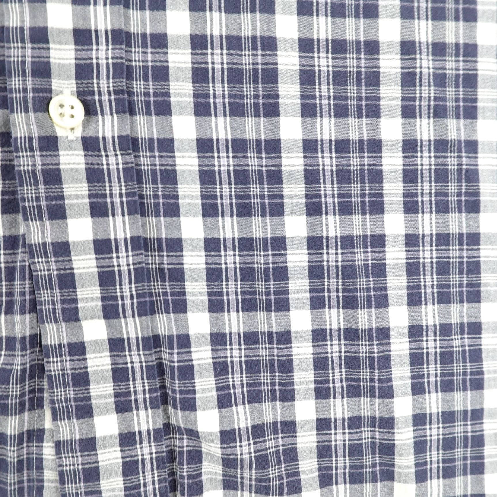 Ralph Lauren VINTAGE Ralph Lauren Shirt Mens L Blue Plaid Blake Pony Logo Button Up Size US L / EU 52-54 / 3 - 5 Thumbnail