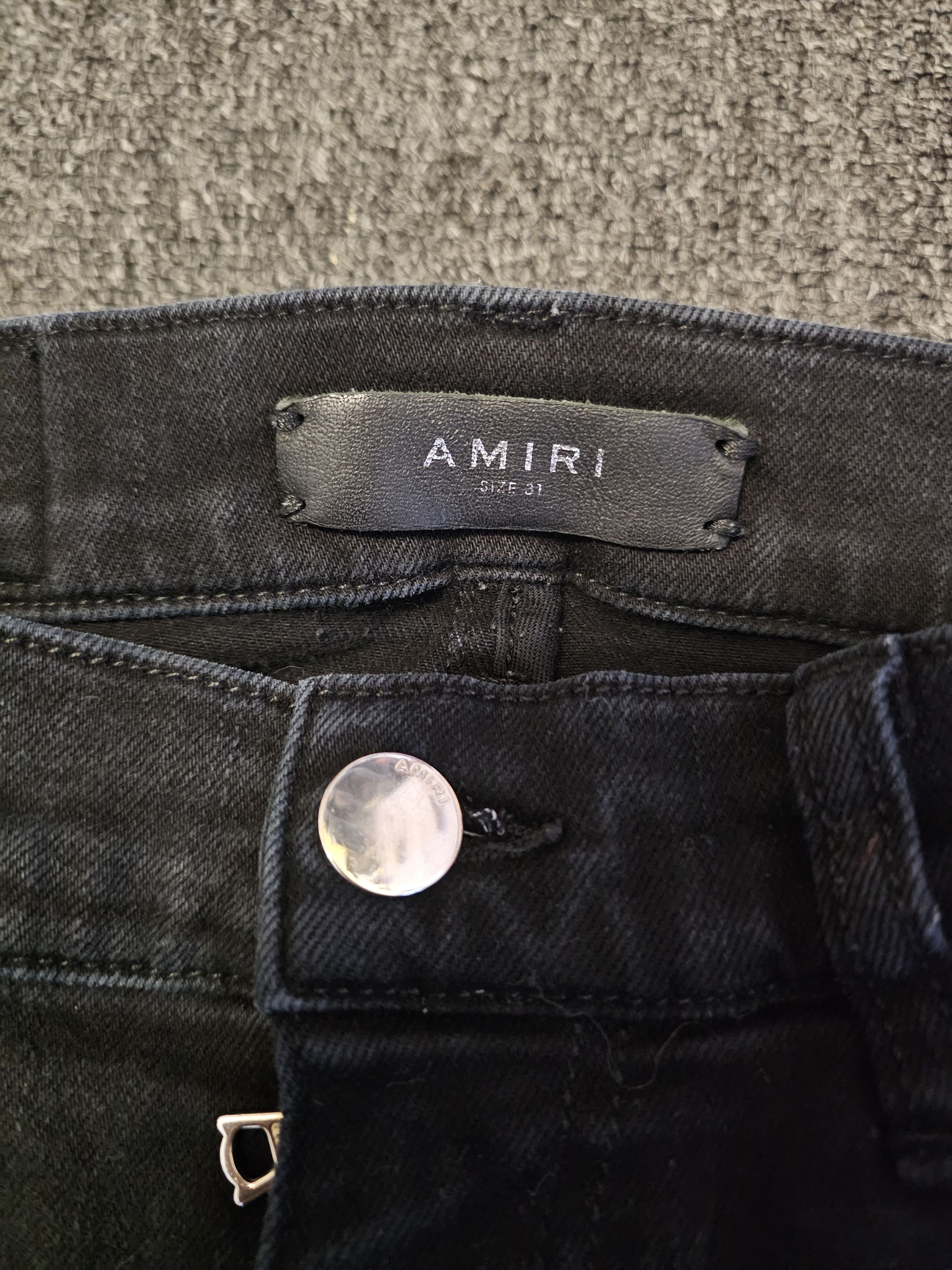 Amiri Amiri Men's Rip Jeans Size 31 Size US 31 - 3 Thumbnail