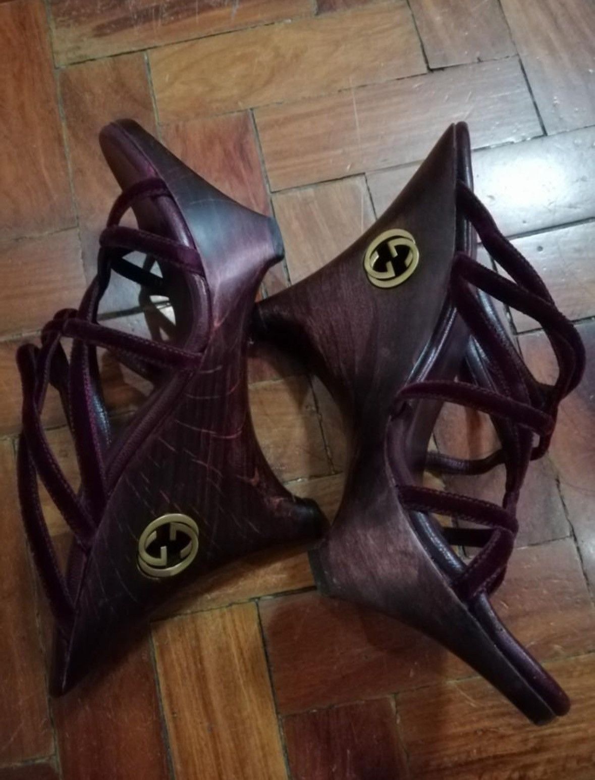 Gucci × Tom Ford Gucci Tom Ford Wooden Wedge Size US 6 / IT 36 - 5 Thumbnail