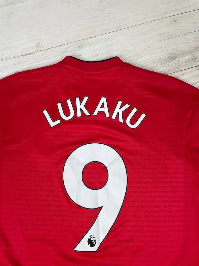 Adidas Adidas Manchester United 2018 2019 Lukaku #9 Home Jersey Size US S / EU 44-46 / 1 - 17 Thumbnail