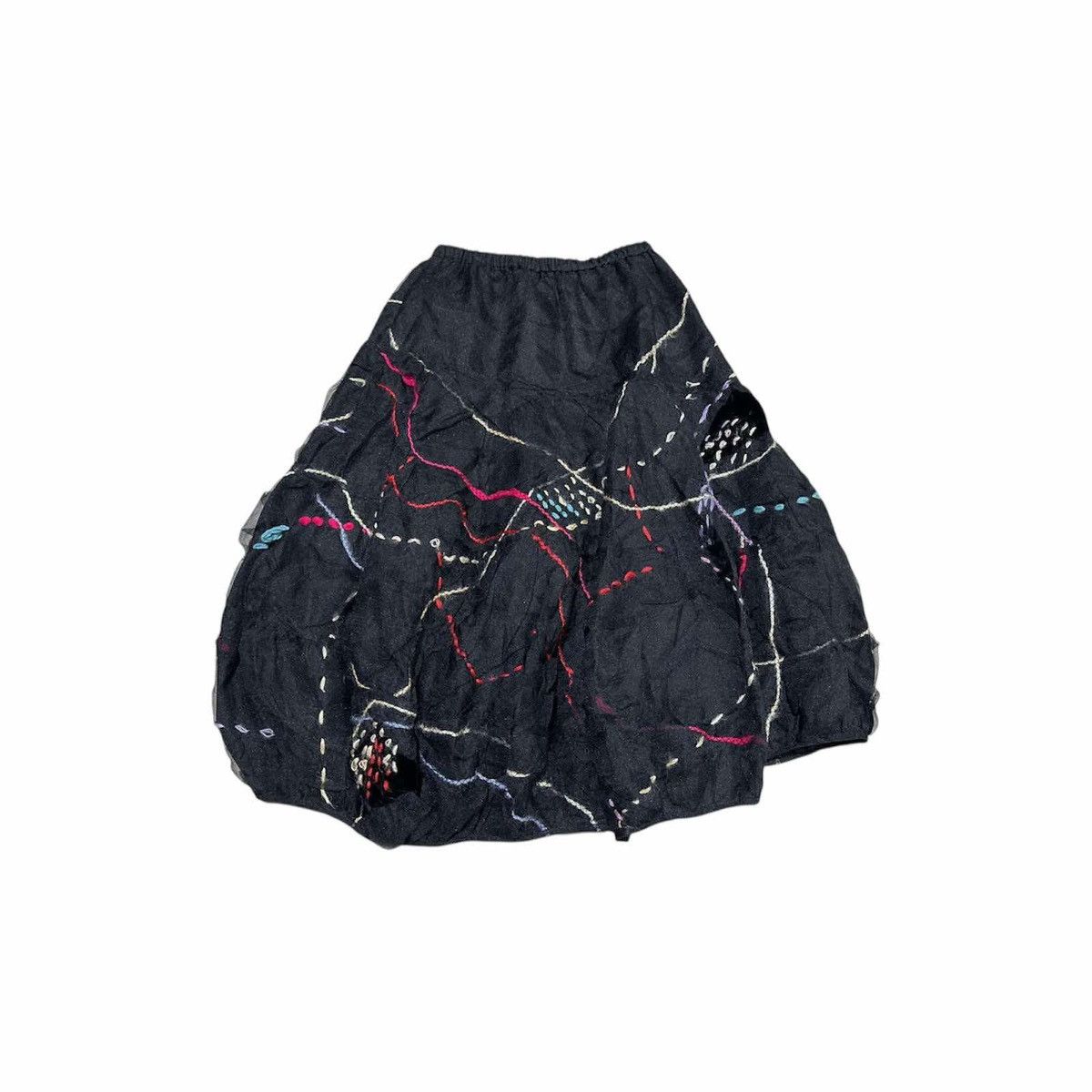 Japanese Brand 🔥Sick Japanese Vintage Tokuko 1er Vol Asymmetric Baggy Skirt Size 30" / US 8 / IT 44 - 5 Thumbnail