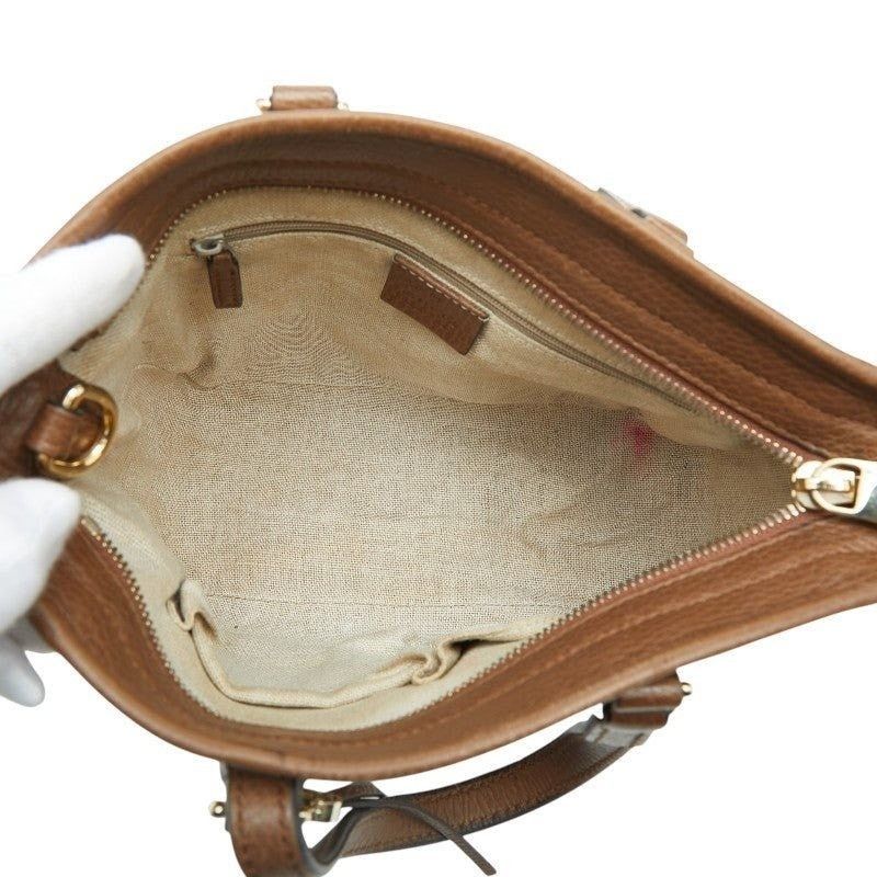 Gucci Gucci GG Canvas Handbag Brown Beige Size ONE SIZE - 4 Thumbnail