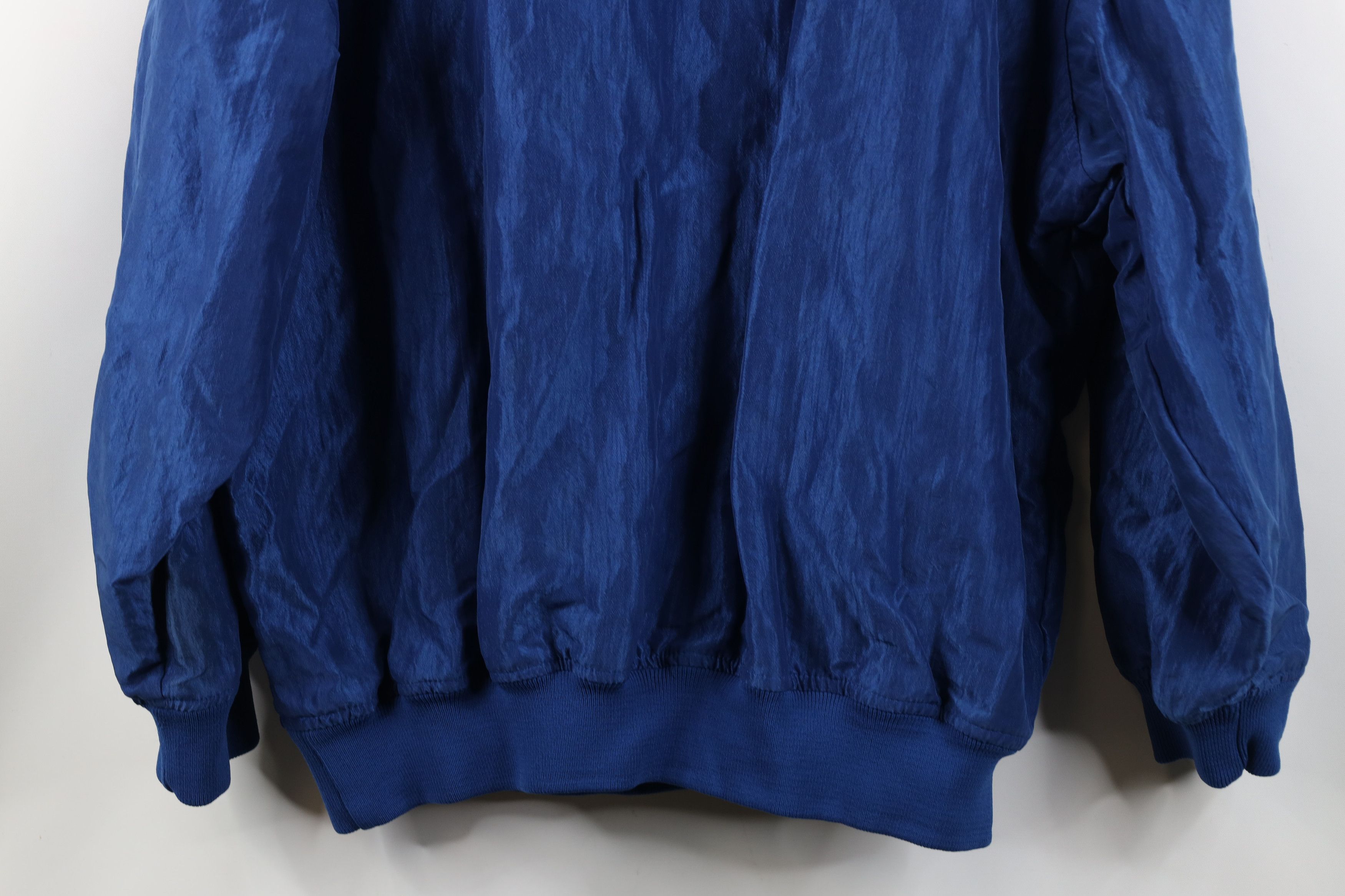 Starter Vintage 90s Starter Lined Pullover Windbreaker Jacket Blue Size US XXL / EU 58 / 5 - 14 Thumbnail