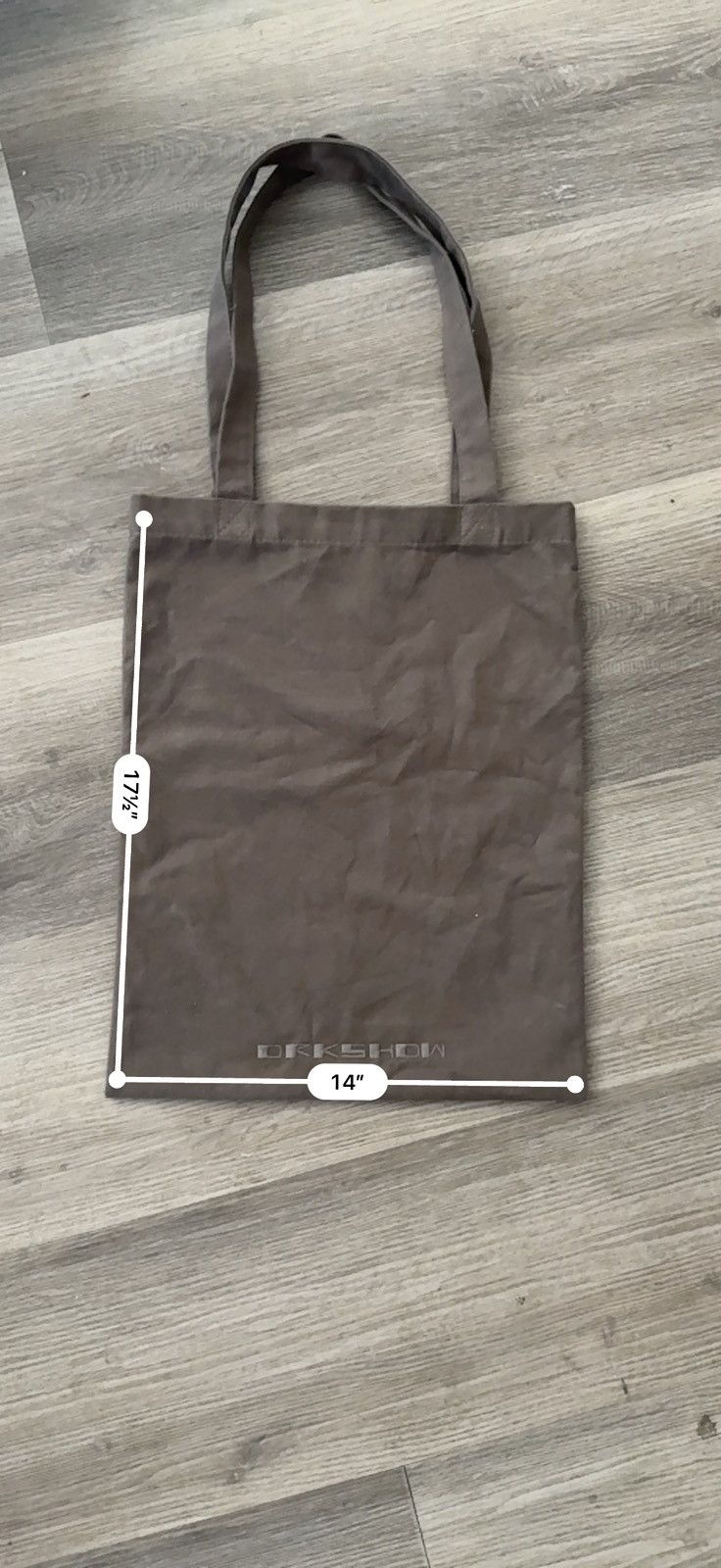 Rick Owens Drkshdw Rick Owens Darkshadow Tote Bag Size ONE SIZE - 2 Thumbnail
