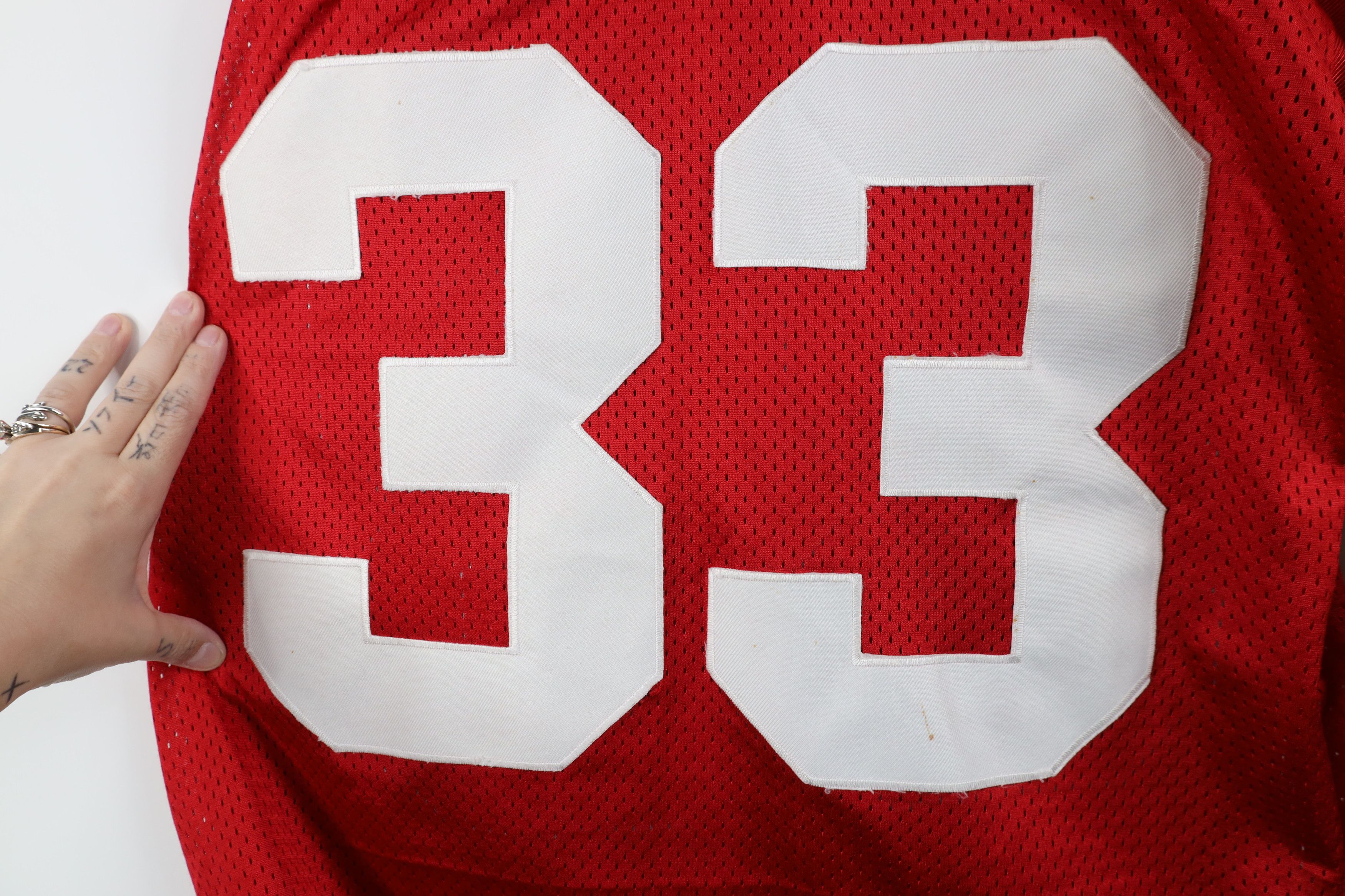 Vintage Vintage The Ohio State University Football Jersey Red #33 Size US M / EU 48-50 / 2 - 8 Thumbnail