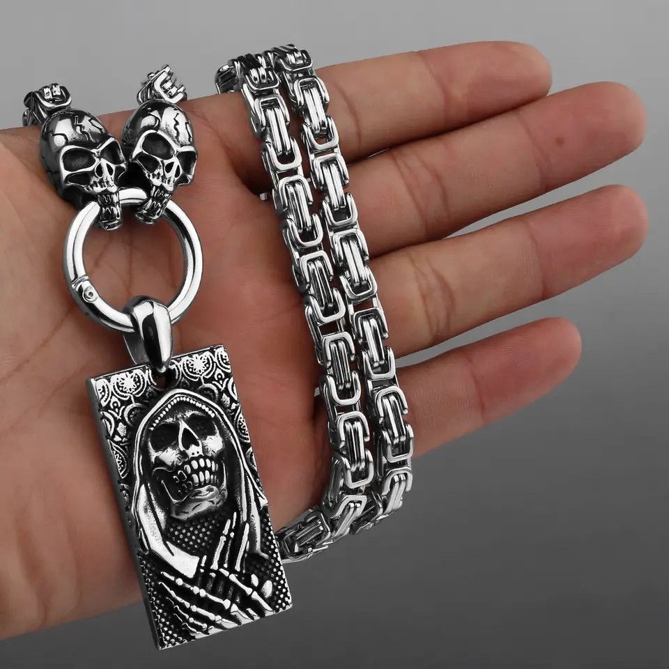 Other Pagan Faith Grim Reaper Pendant Necklace Size ONE SIZE - 1 Thumbnail