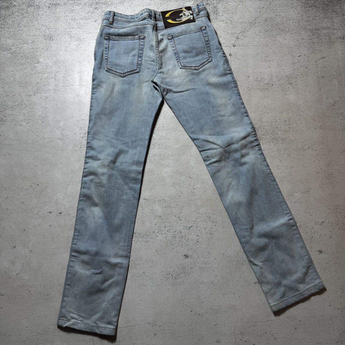 Roberto Cavalli vintage just cavalli flared light blue jeans roberto cavalli Size 27" / US 4 / IT 40 - 2 Thumbnail