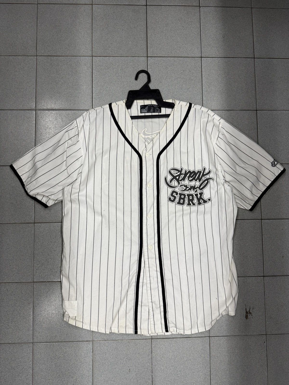 Japanese Brand Classic Soul Break Cotton Baseball Jersey Size US XXL / EU 58 / 5 - 6 Thumbnail