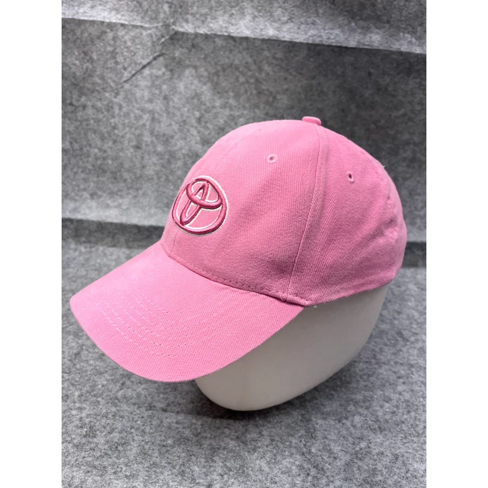 Vintage VINTAGE Inter-Ex Pink Cotton Baseball Cap Hat Adult One Size Embroidered Strap Back Casual Outdoor Cars Size ONE SIZE - 4 Thumbnail