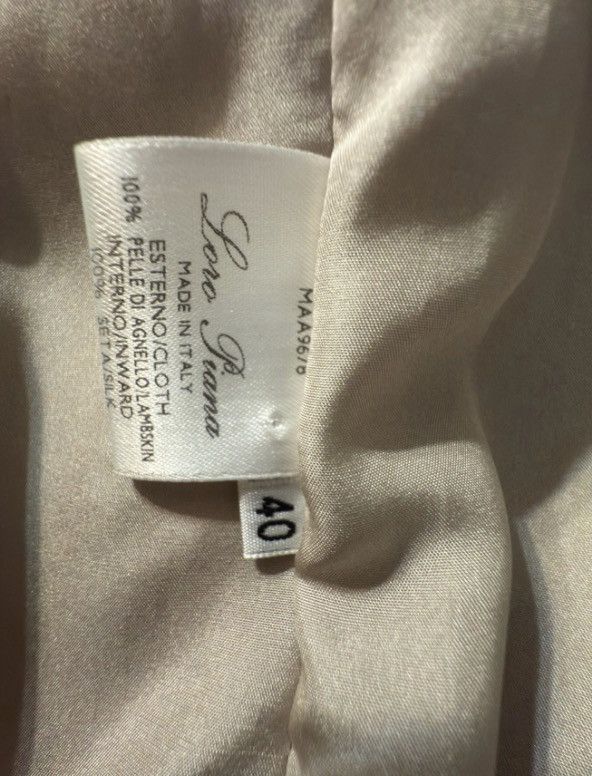 Loro Piana Loro Piana Italy Lambskin Leather Bomber Jacket Womens IT 40 Size S / US 4 / IT 40 - 7 Thumbnail