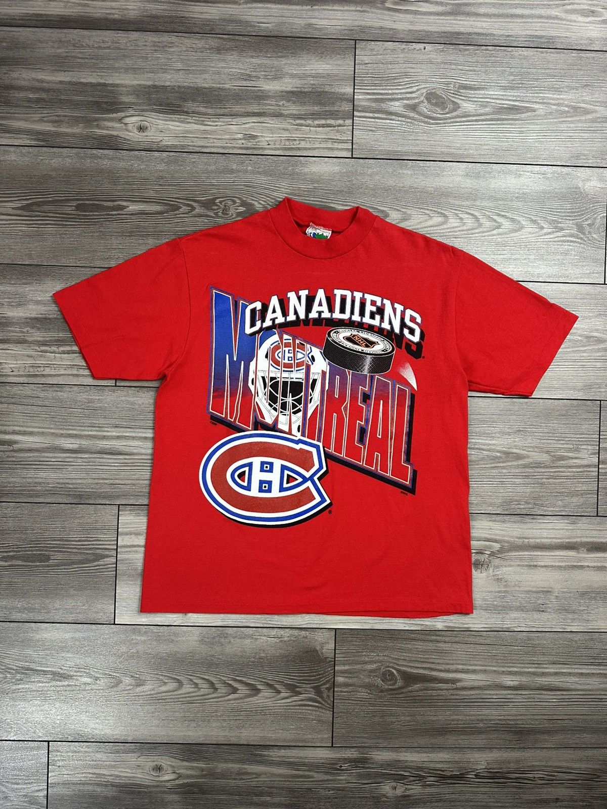 NHL × Vintage Vintage 90’s Montreal Canadiens T Shirt Size US S / EU 44-46 / 1 - 1 Thumbnail