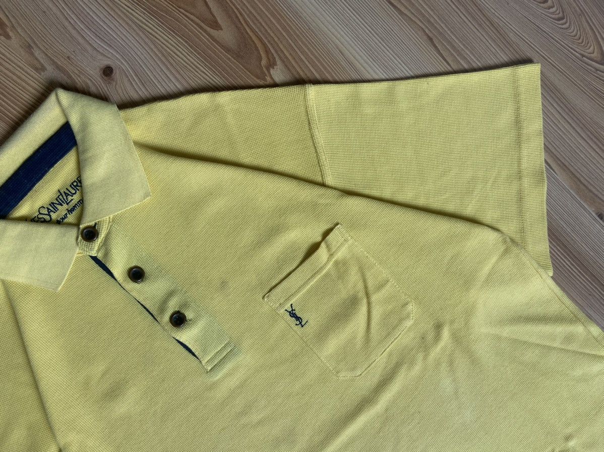 Yves Saint Laurent Vintage Polo Shirt Yves Saint Laurent Rare Item Size US XL / EU 56 / 4 - 3 Thumbnail