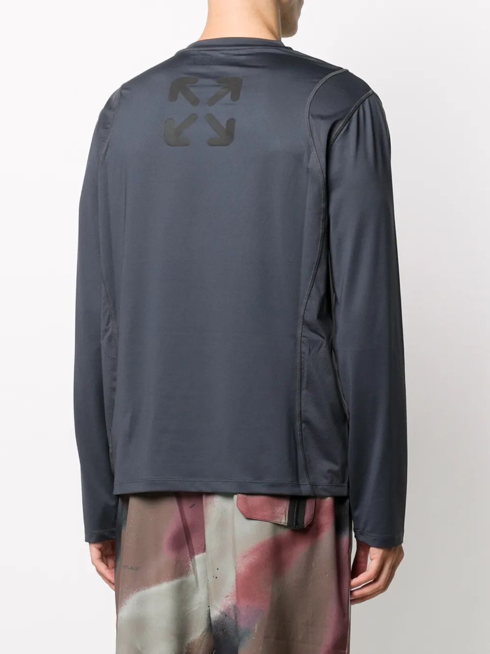 Off-White o1gr1nt0125 Active L/S T-Shirt in Dark Grey Size US S / EU 44-46 / 1 - 4 Thumbnail