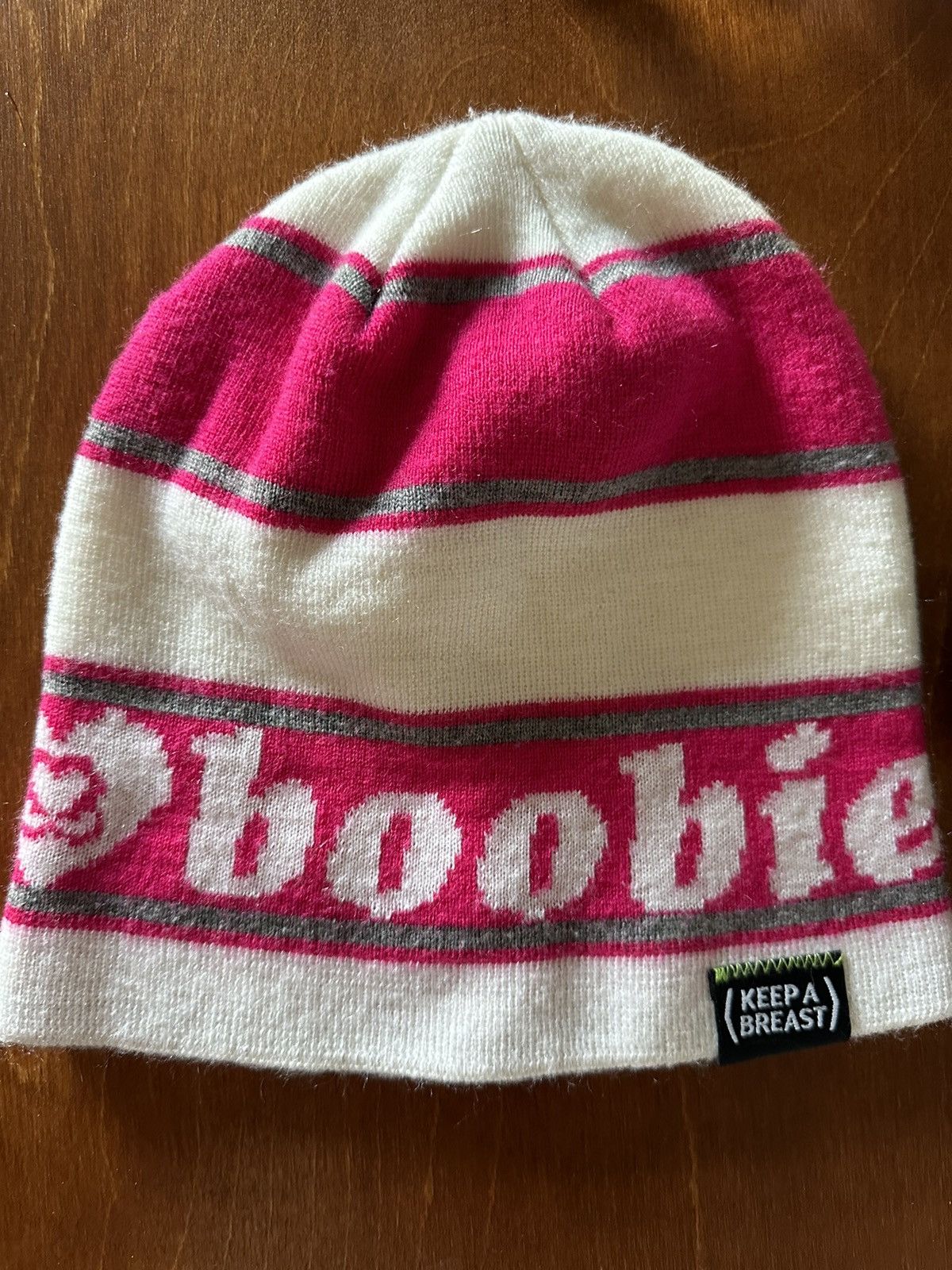 Vintage Extremely Rare Breast Cancer Hat Size ONE SIZE - 2 Thumbnail