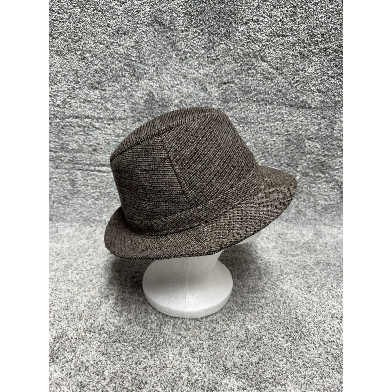 Other Vintage 80s Fedora Hat Mens Medium 7-7.5 Dapper Old Money Size ONE SIZE - 2 Thumbnail