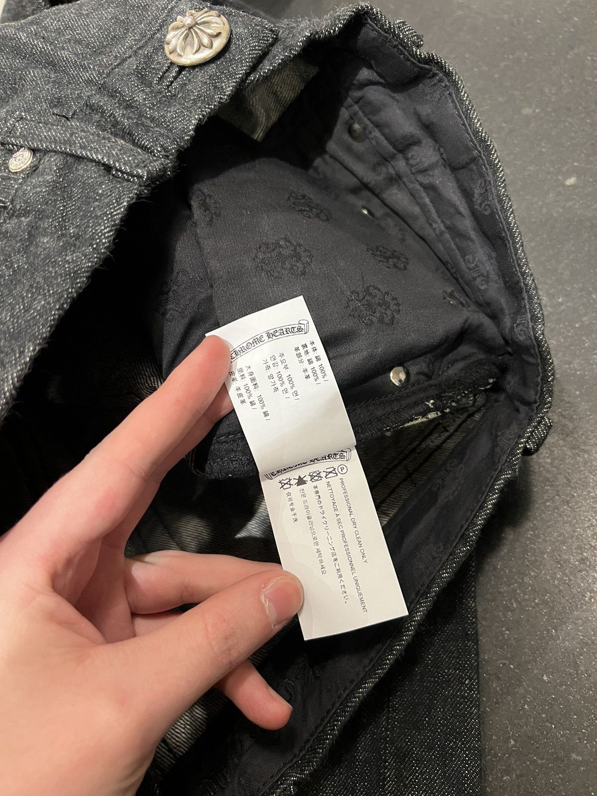 Chrome Hearts Chrome Hearts ‘Second Chances’ Star Patch Fleurknee denim Size US 31 - 11 Thumbnail