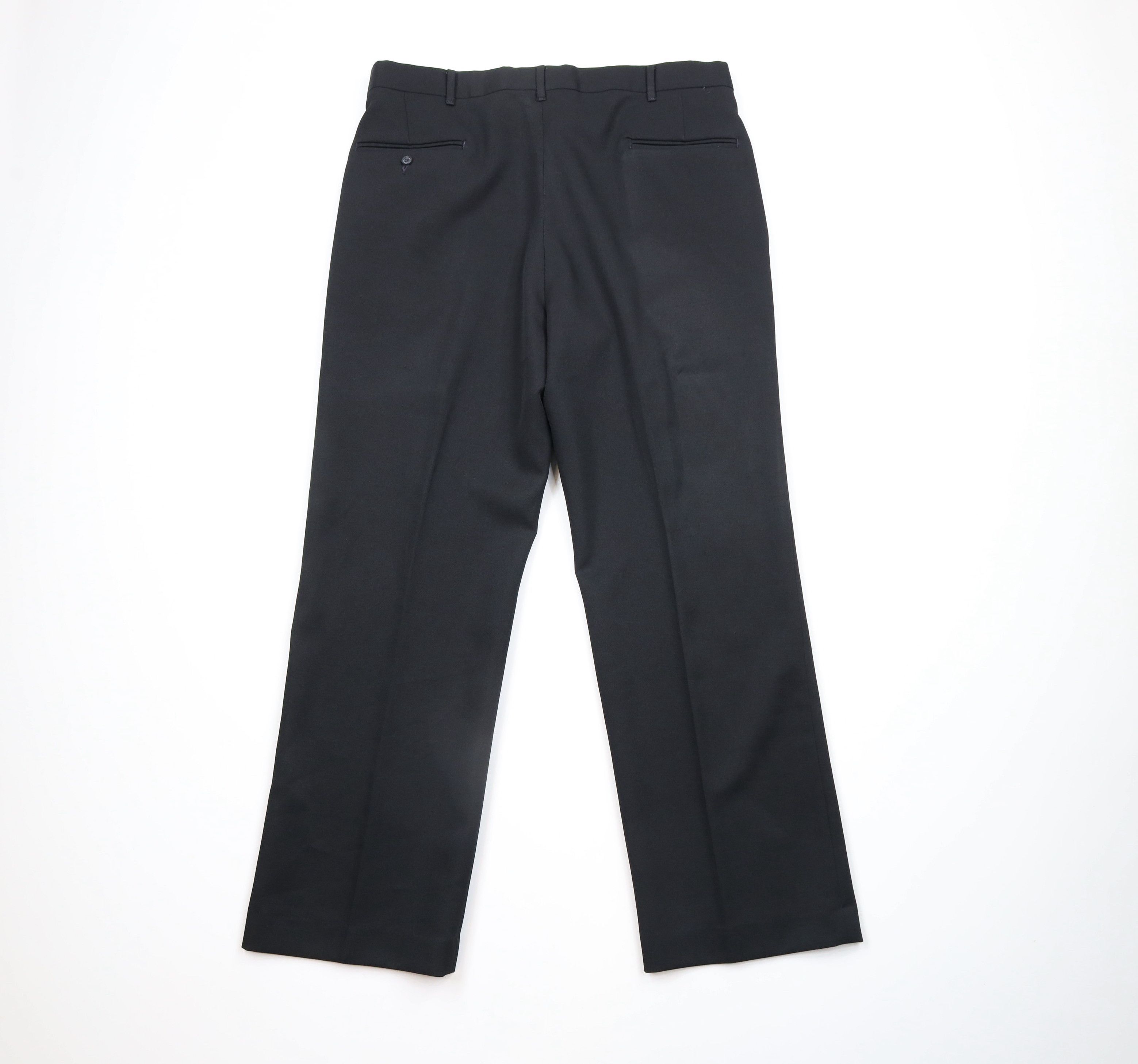 Vintage Vintage 70s Streetwear Wide Leg Bell Bottoms Pants Black USA Size US 36 / EU 52 - 8 Thumbnail
