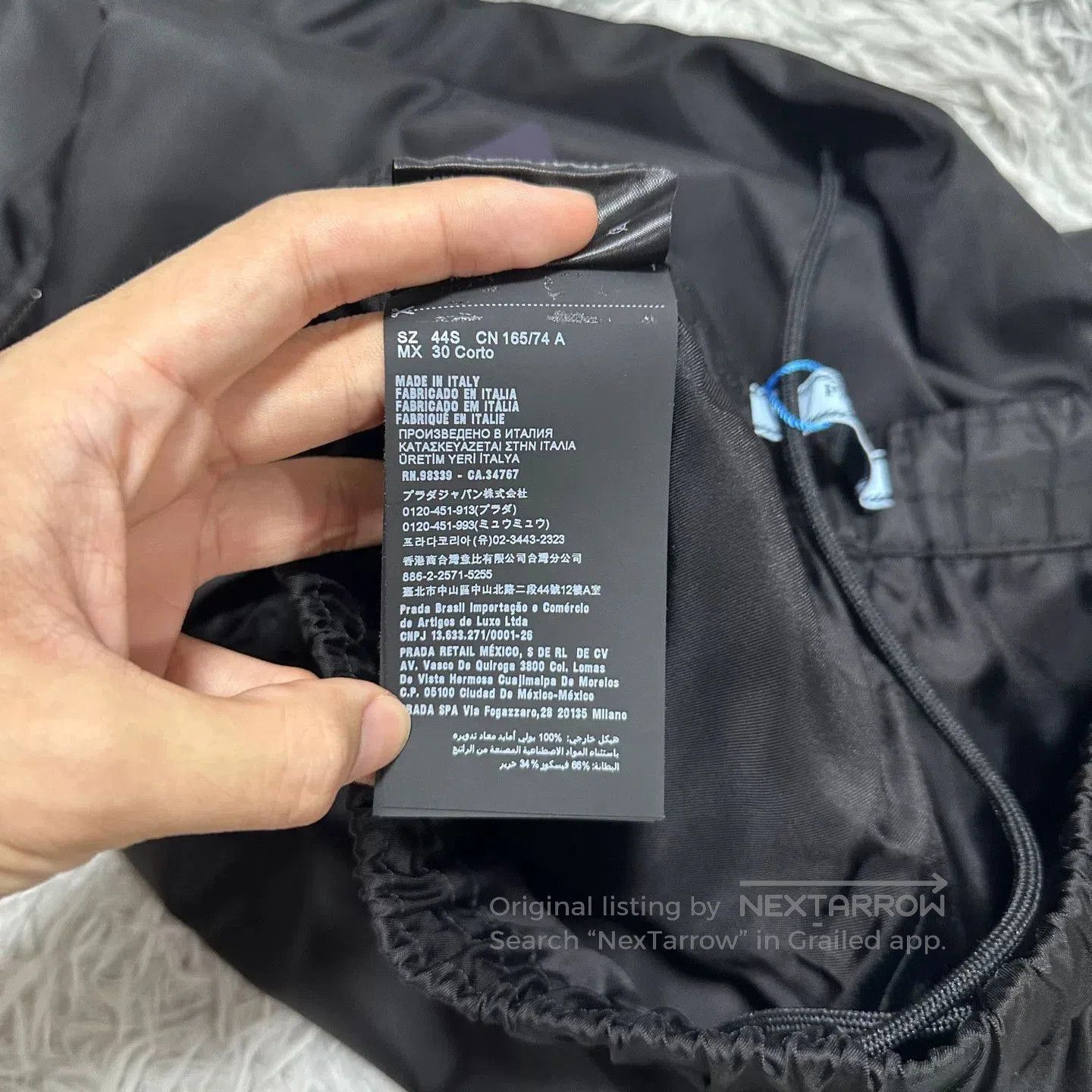 Prada prada black side zip nylon long pants. Size US 44 / EU 60 - 8 Thumbnail