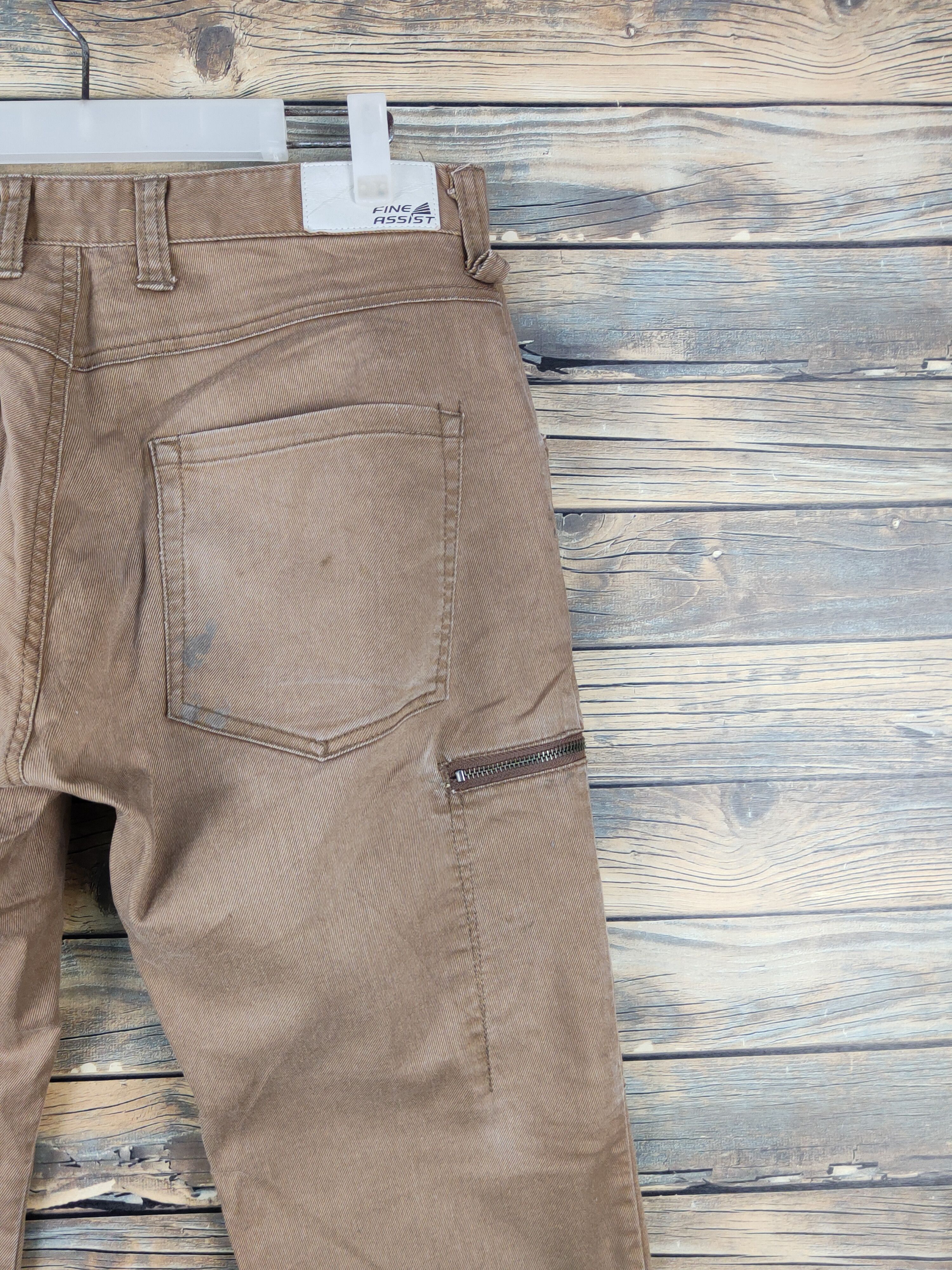 Japanese Brand Fine Assist Brown Multipocket Tactical Cargo Pants #W1417 Size US 32 / EU 48 - 10 Thumbnail